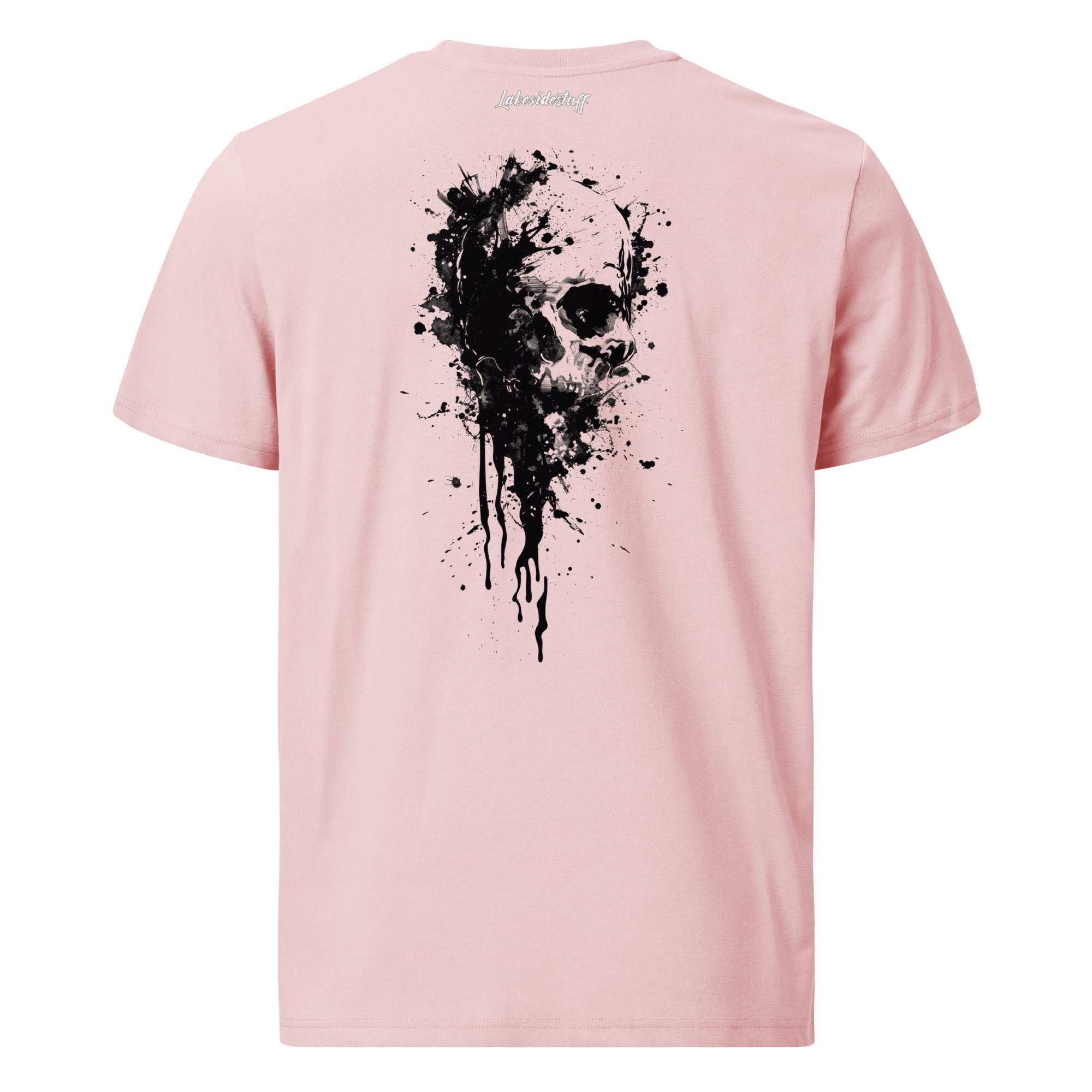 T-Shirt - Backprint - Skull BW