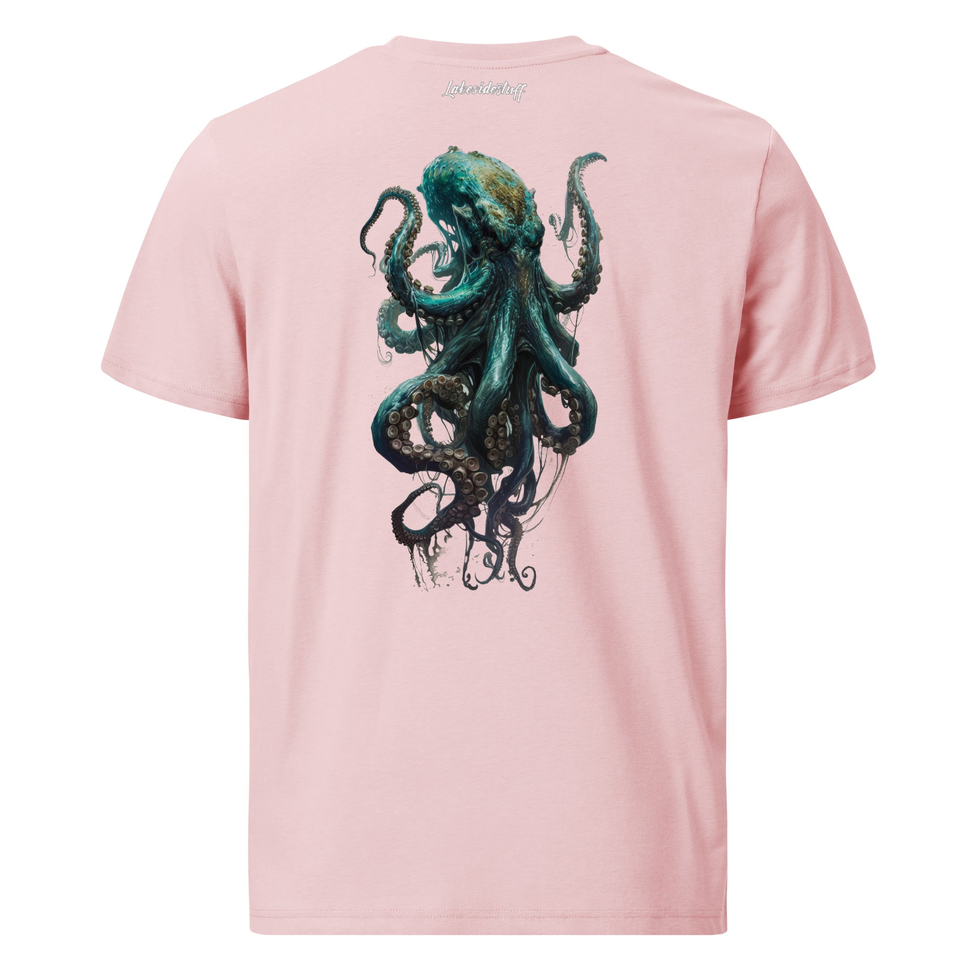 T-Shirt - Backprint - Blue Kraken