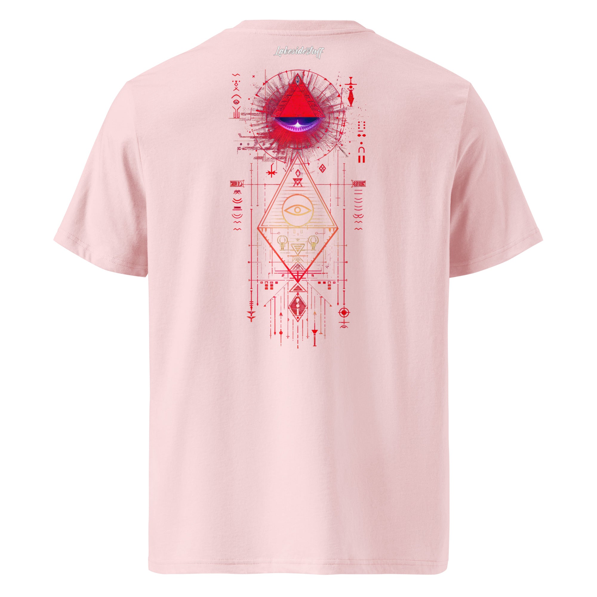 T-Shirt - Backprint - Purple Symbols