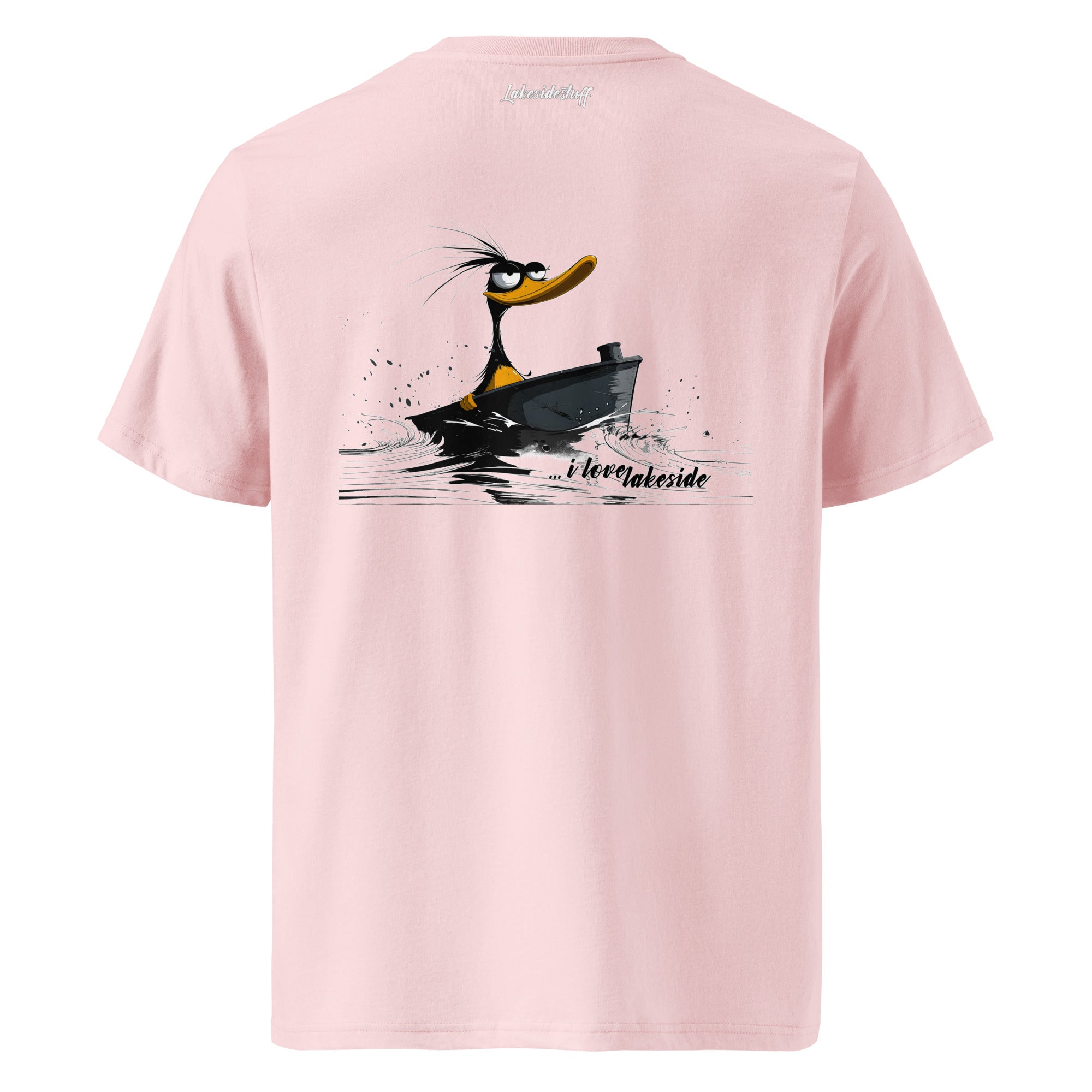 T-Shirt - Backprint - Duck in boat