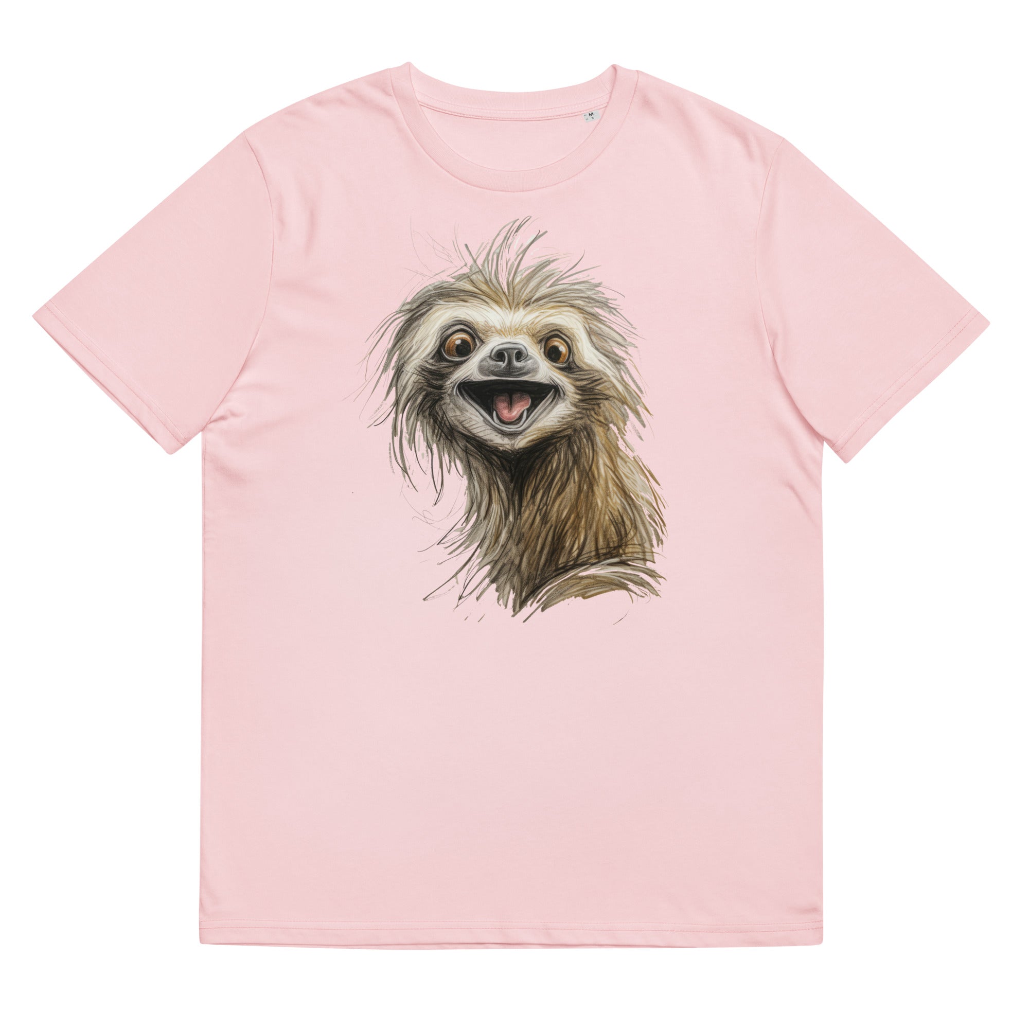 T-Shirt - Frontprint - Sloth Scribble