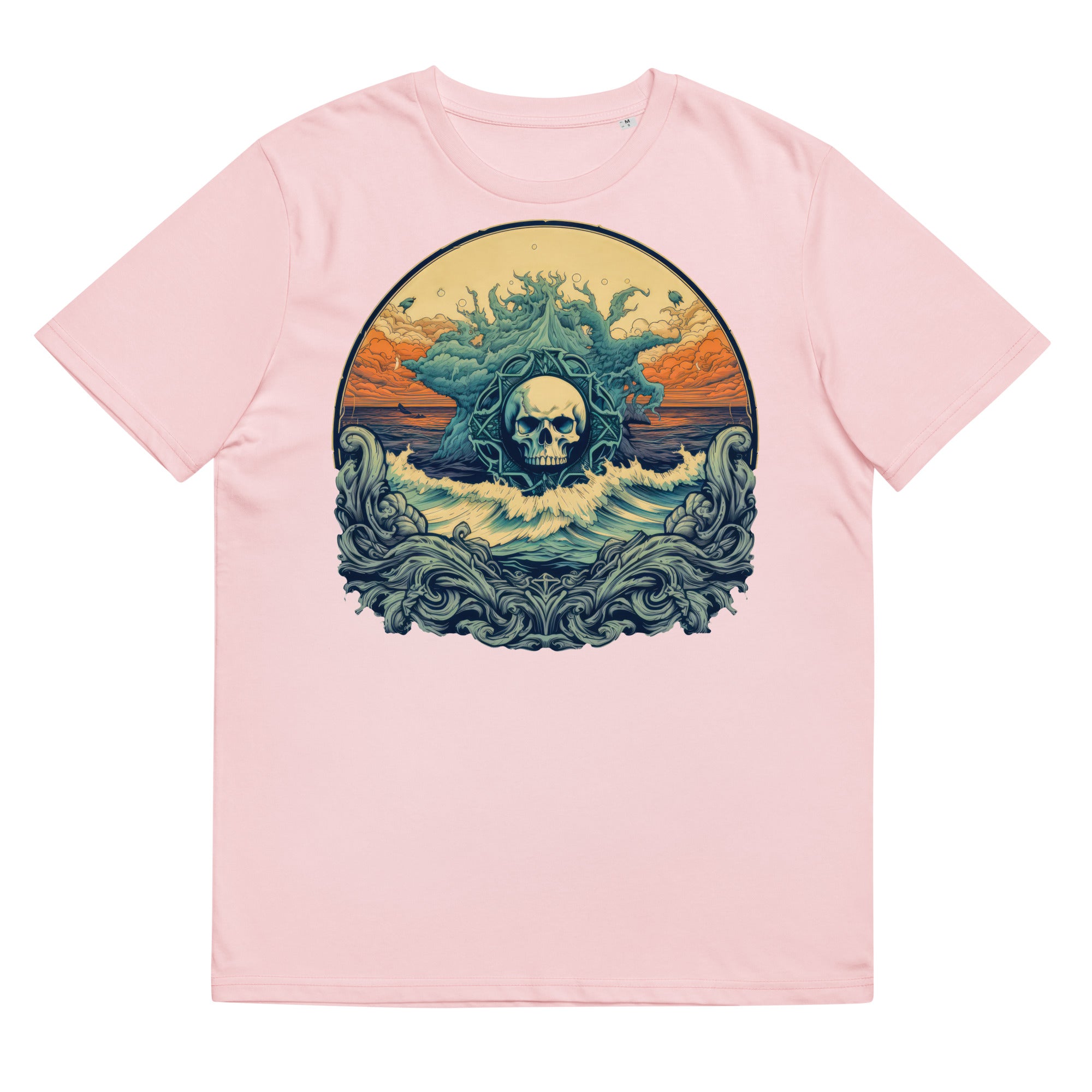 T-shirt - front print - Ocean Skull Emblem