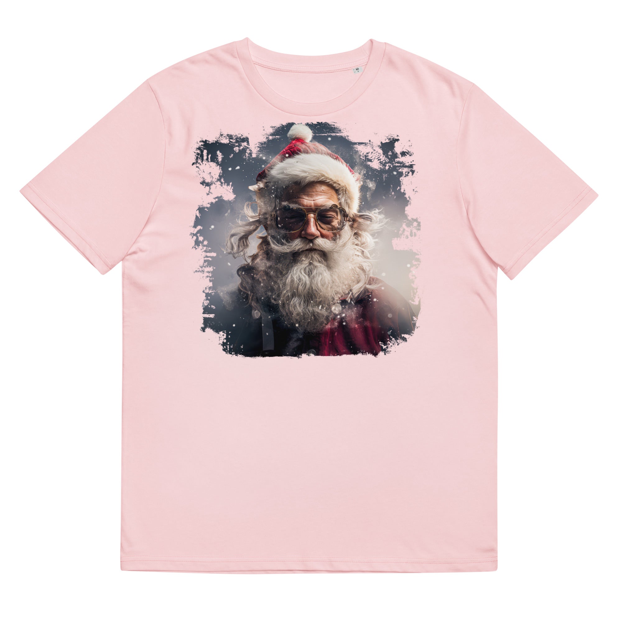 T-Shirt - Frontprint - Santa Clause stays cool