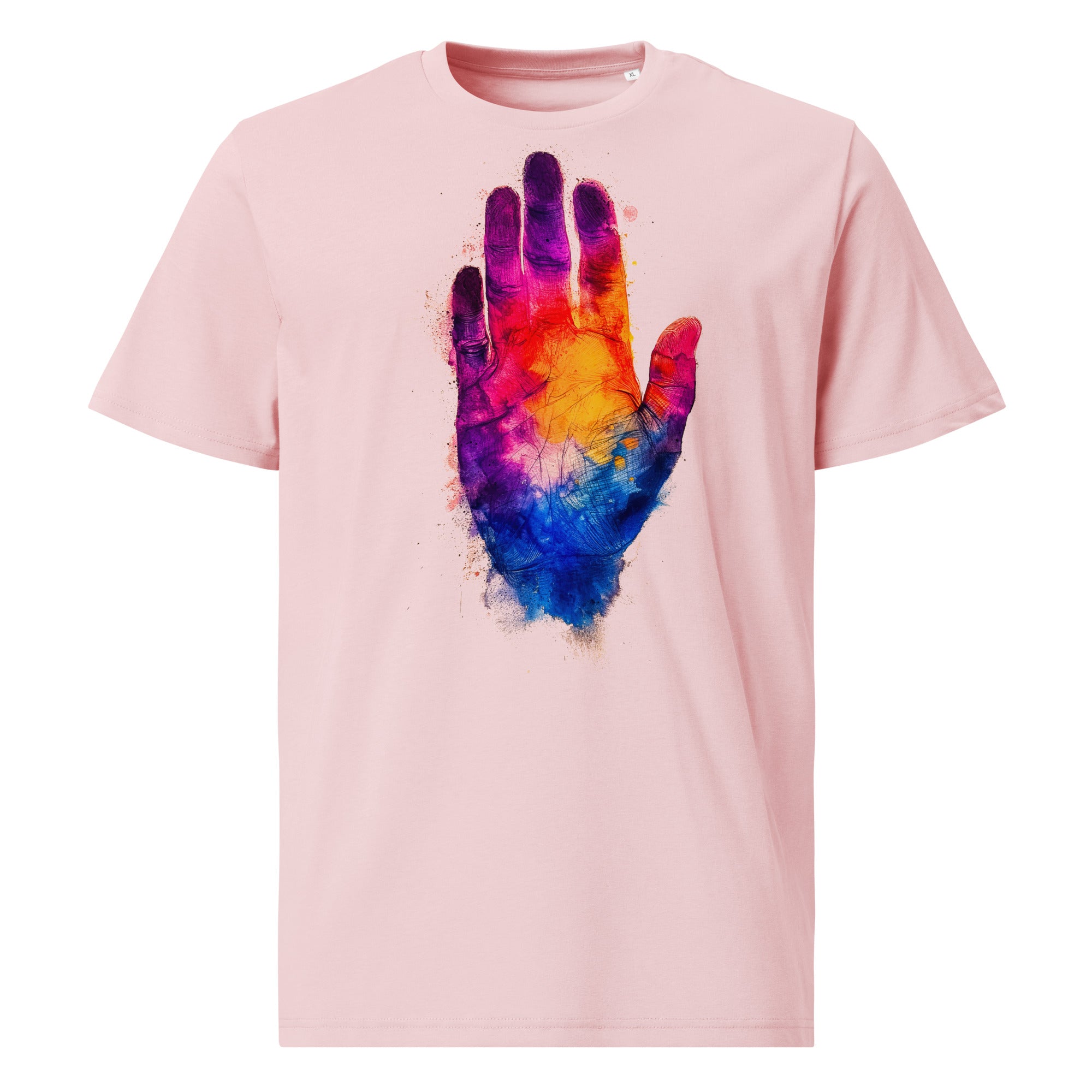 T-Shirt - Frontprint - Colorful Hand