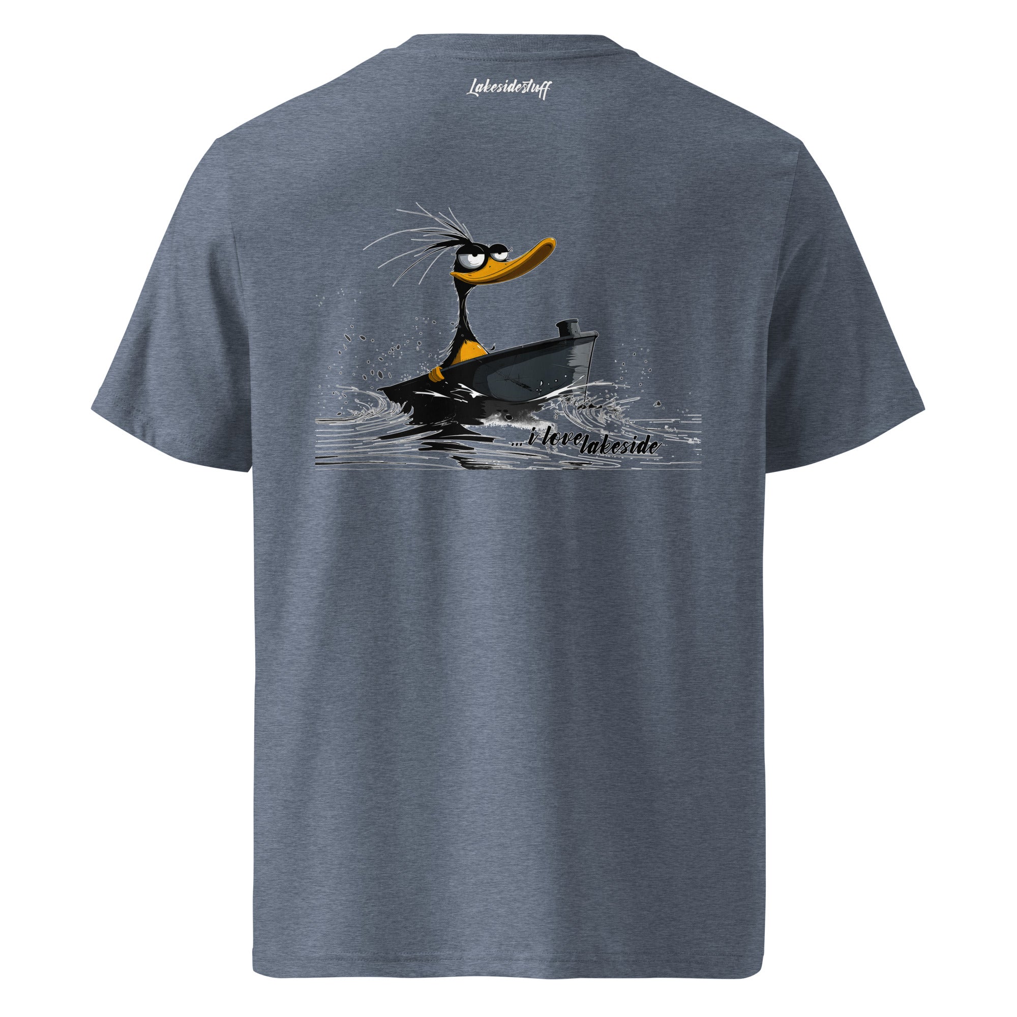 T-Shirt - Backprint - Duck in boat