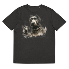 T-Shirt - Frontprint - Zwei Hunde - Scribble