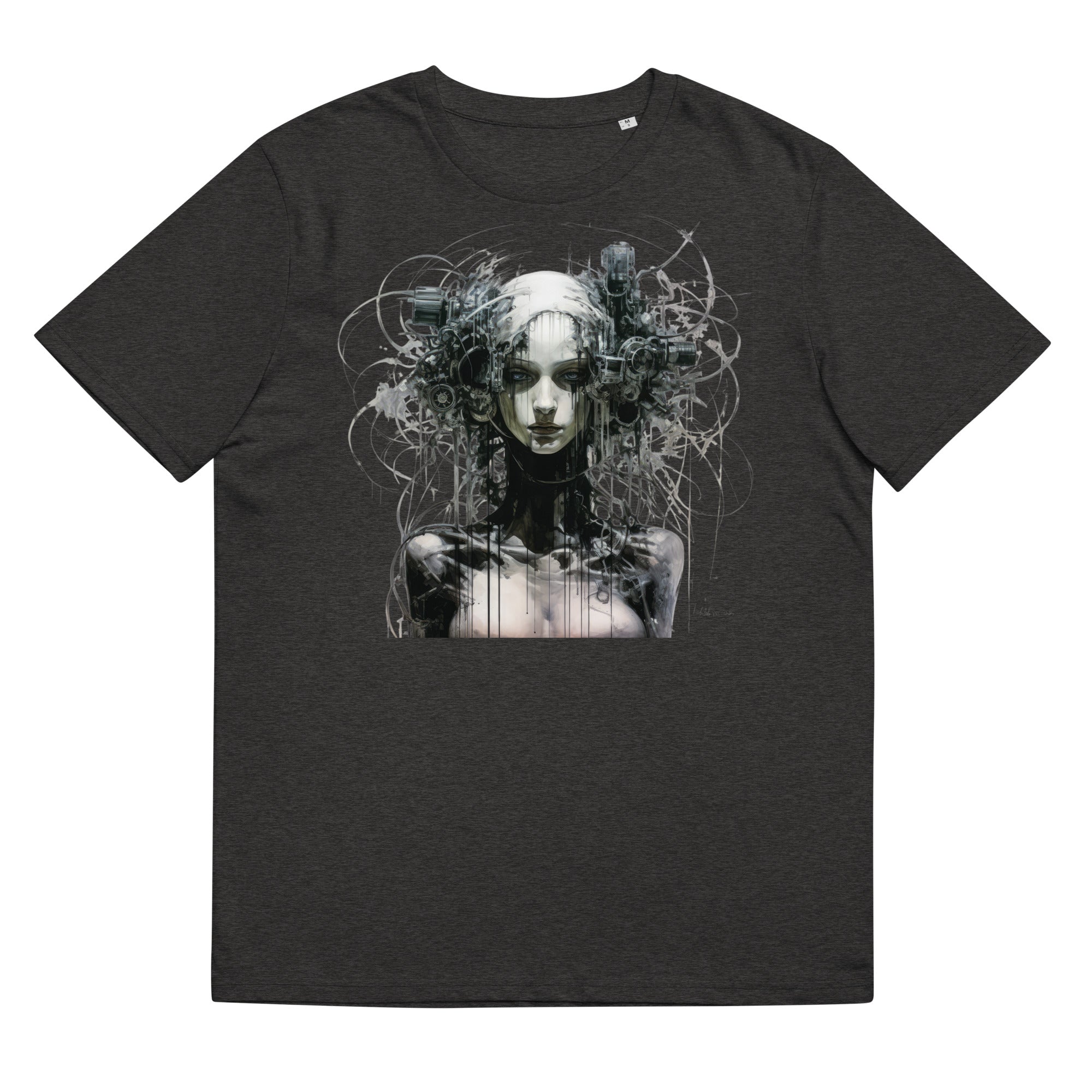 T-shirt - front print - cyberpunk woman