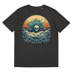 T-shirt - front print - Ocean Skull Emblem