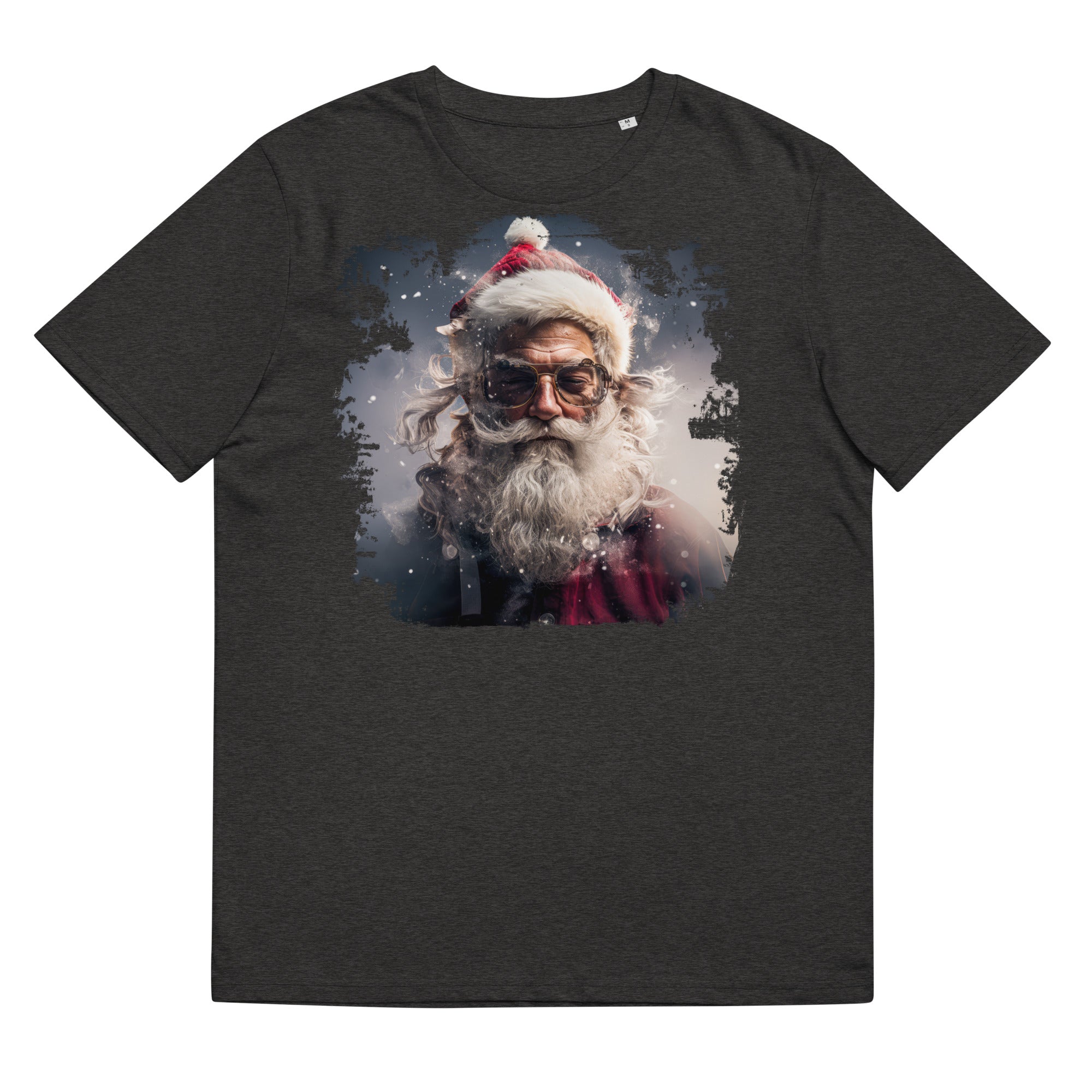 T-Shirt - Frontprint - Santa Clause stays cool