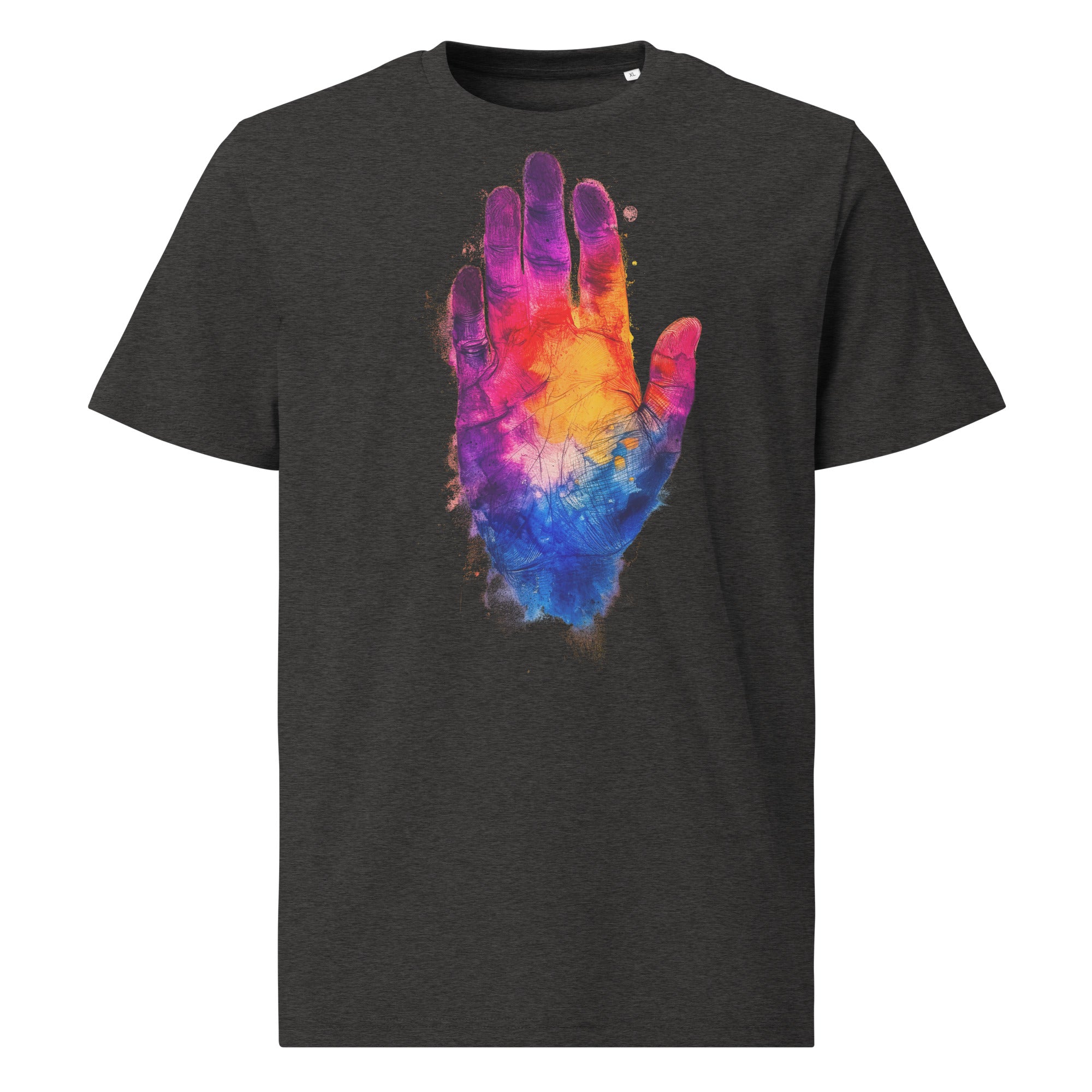 T-Shirt - Frontprint - Bunte Hand