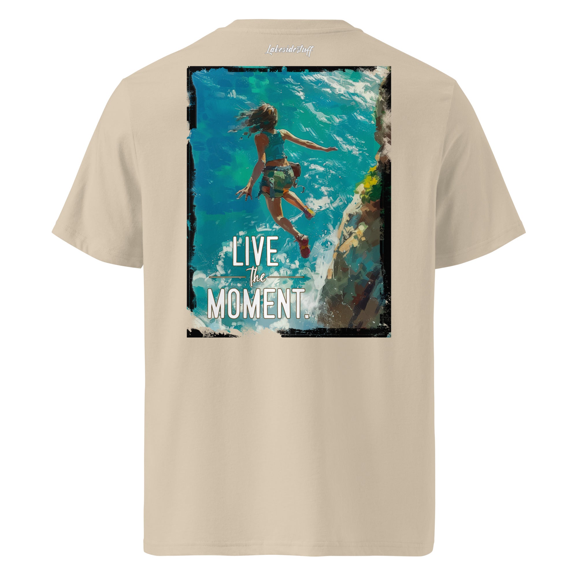 T-Shirt - Backprint - Live the moment