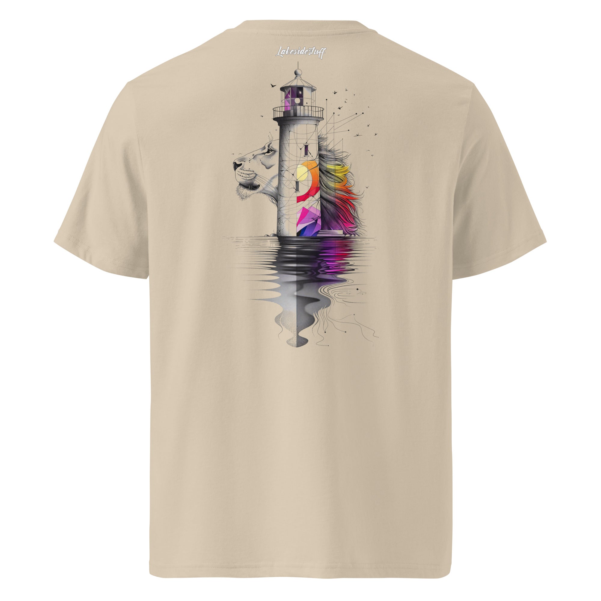 T-Shirt - Backprint - Lighthouse and Lion