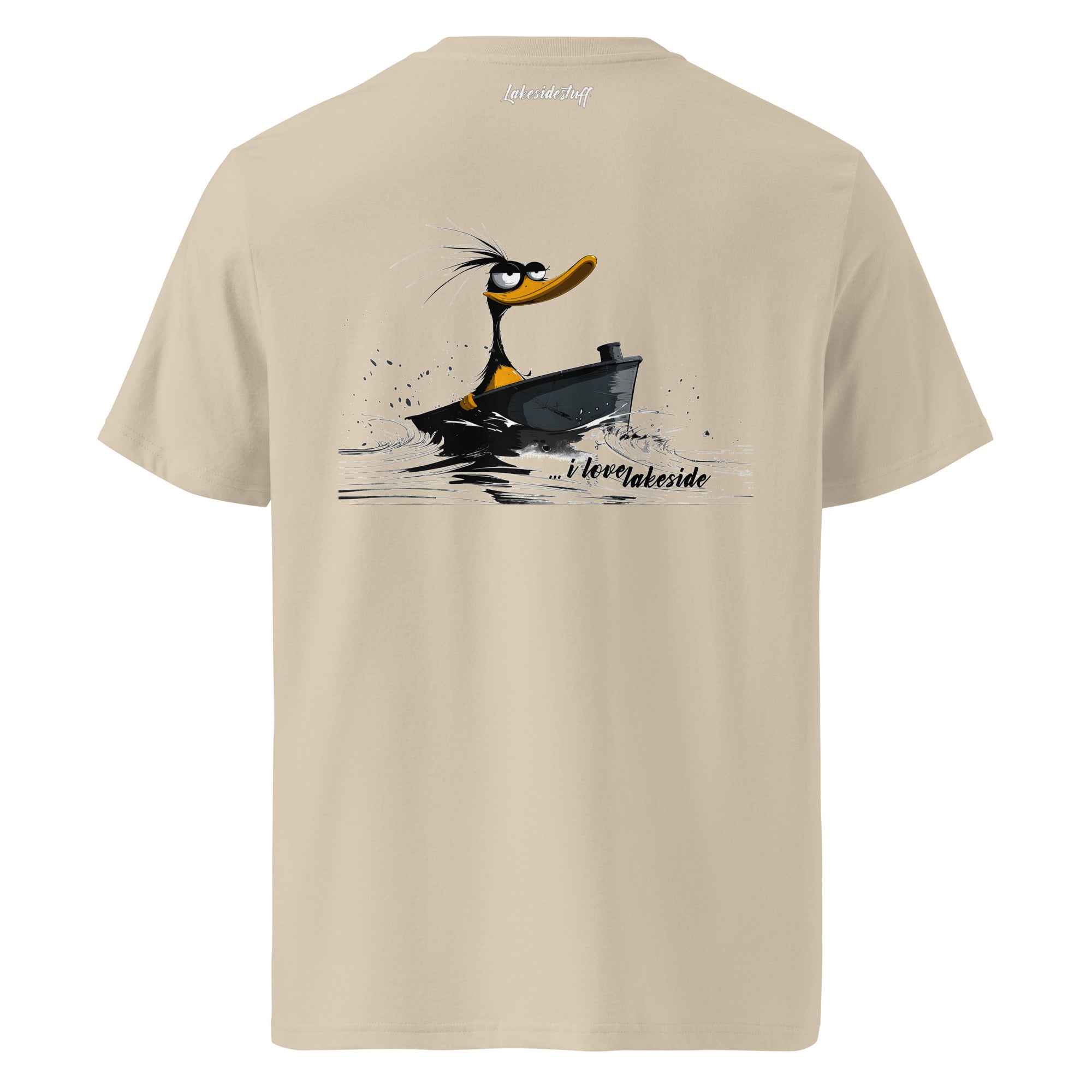 T-Shirt - Backprint - Duck in boat