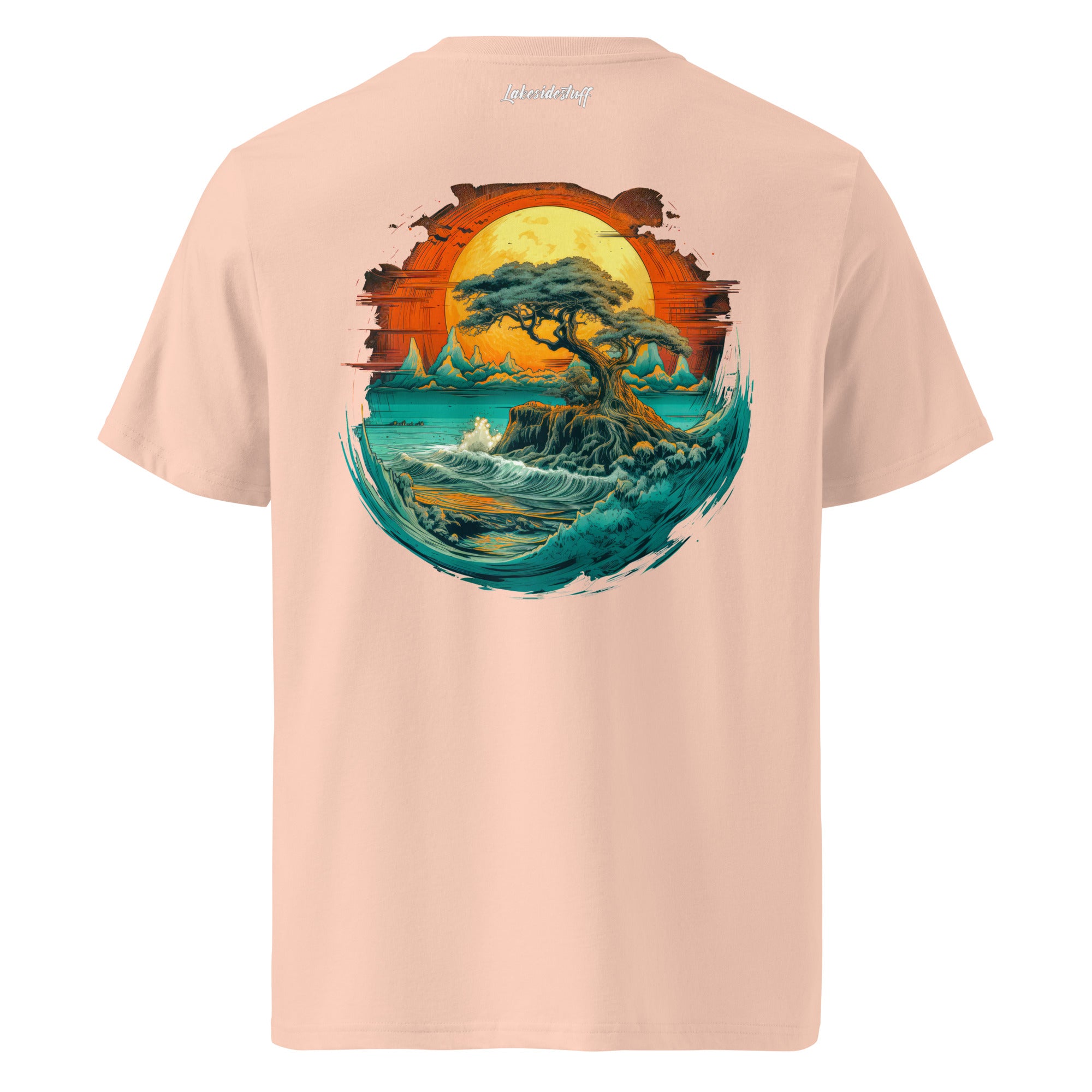 T-Shirt - Backprint - Waves island