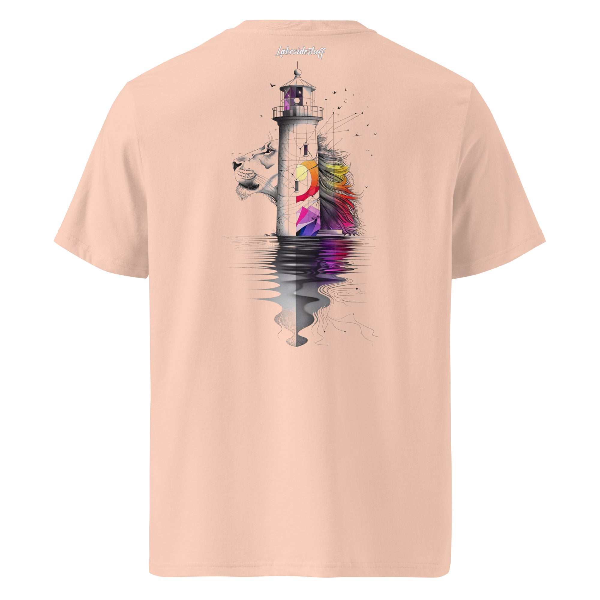 T-Shirt - Backprint - Lighthouse and Lion