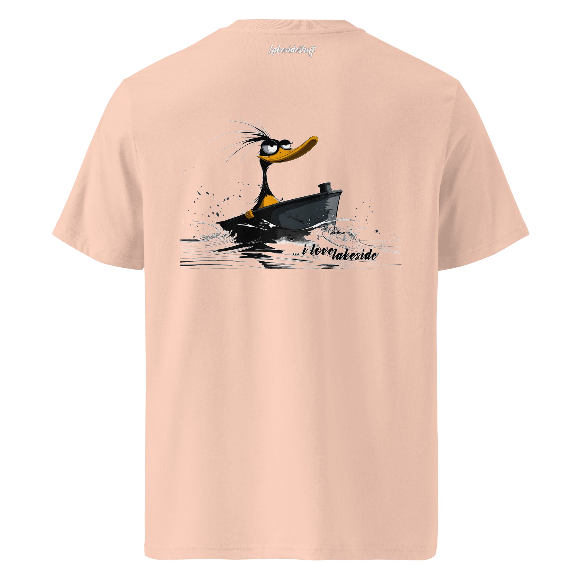 T-Shirt - Backprint - Duck in boat