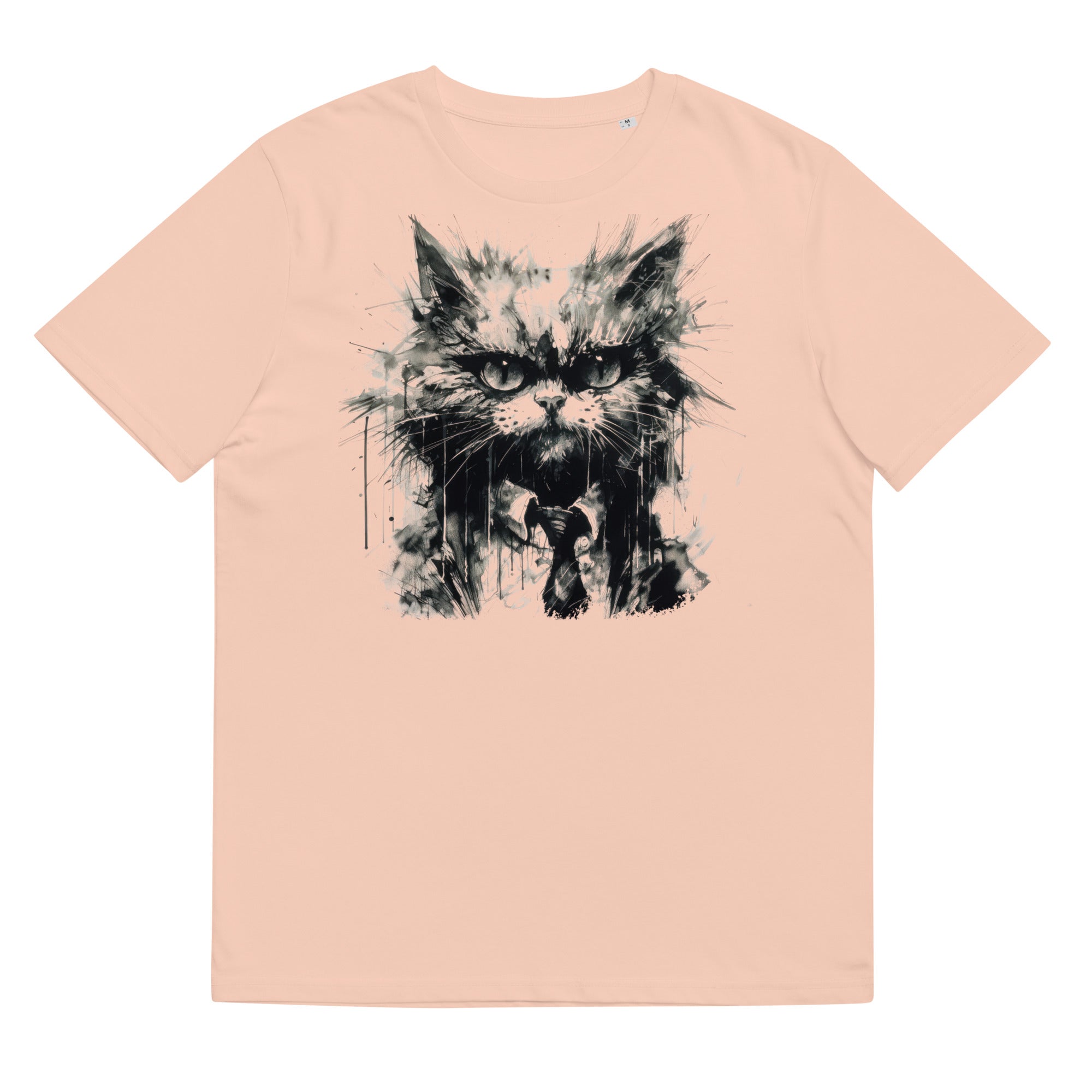 T-Shirt - Frontprint - Mürrische Katze