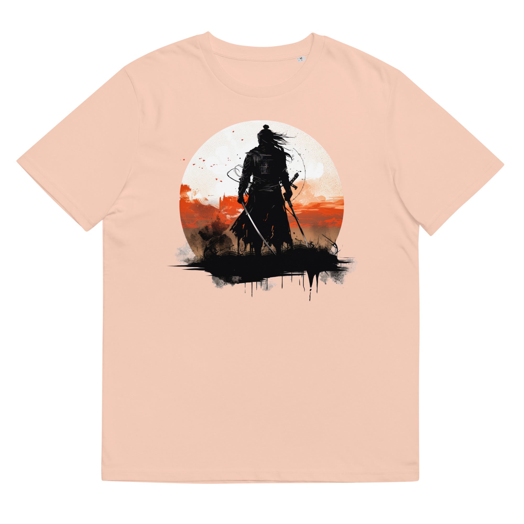 T-Shirt - Frontprint - Samurai Sonnenuntergang