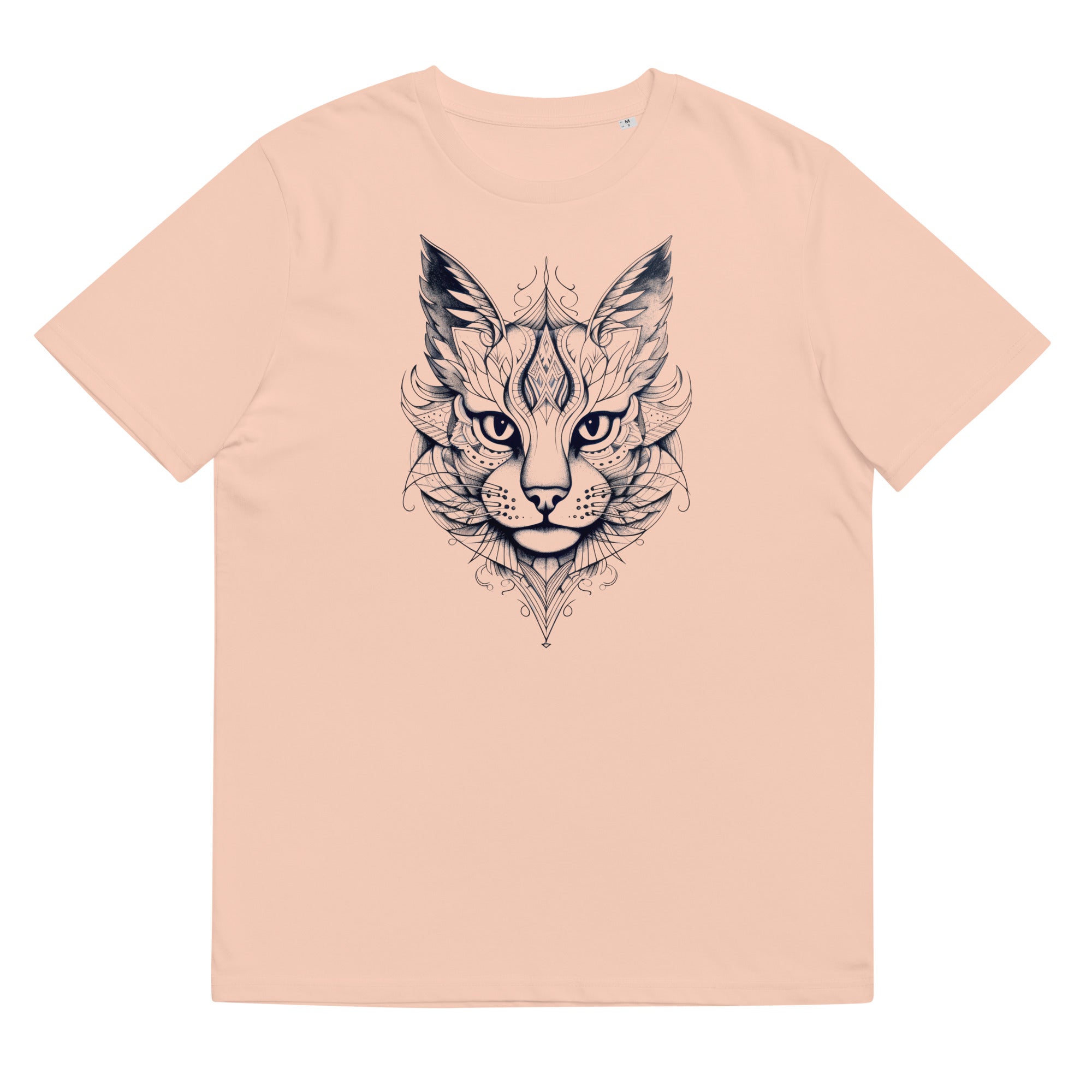 T-Shirt - Frontprint - Katzenkopf - Line Art