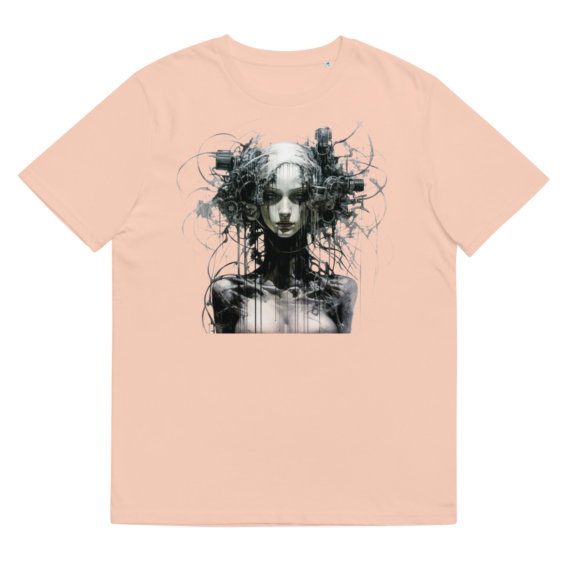 T-Shirt - Frontprint - Cyberpunk Frau