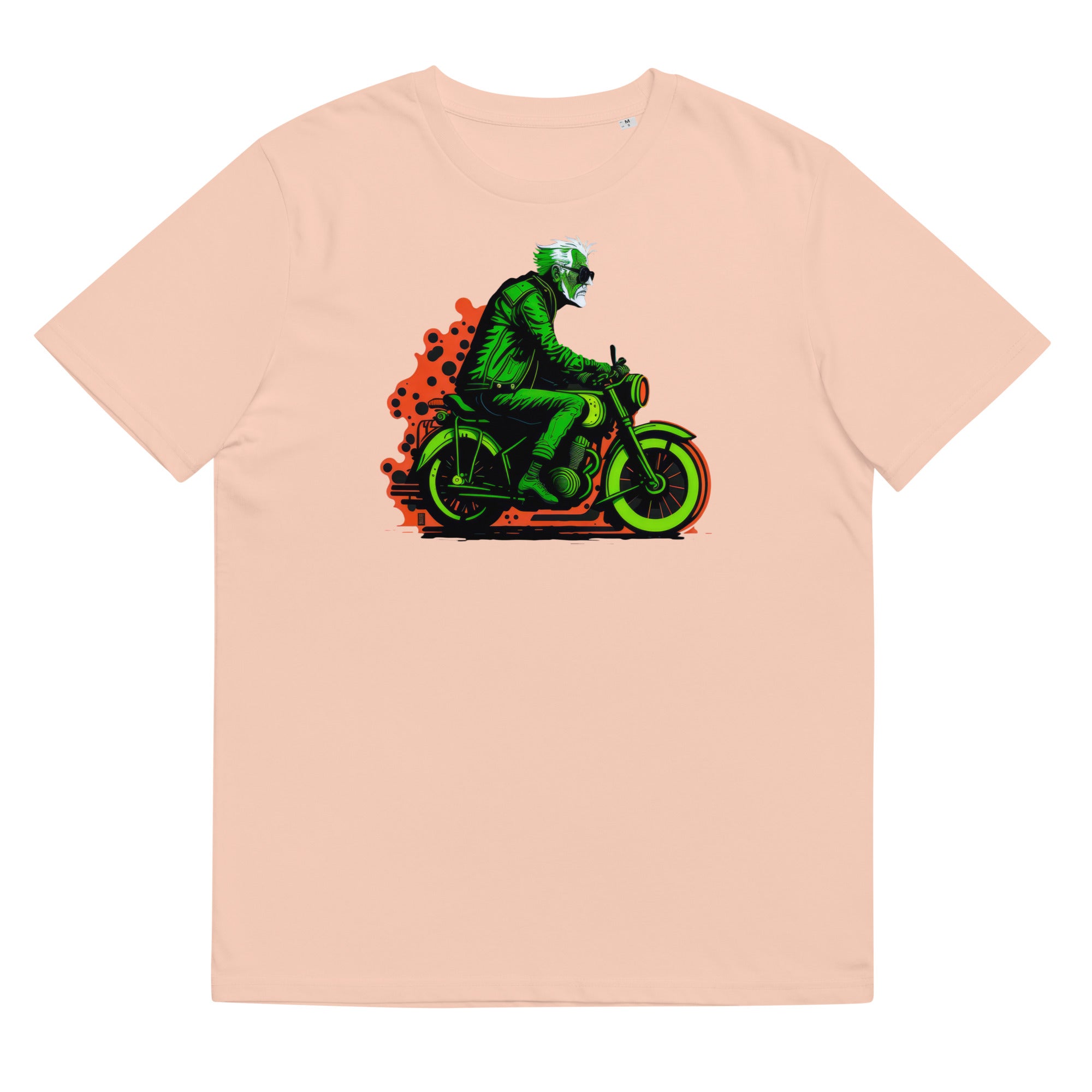 T-Shirt - Frontprint - Opa auf Motorrad