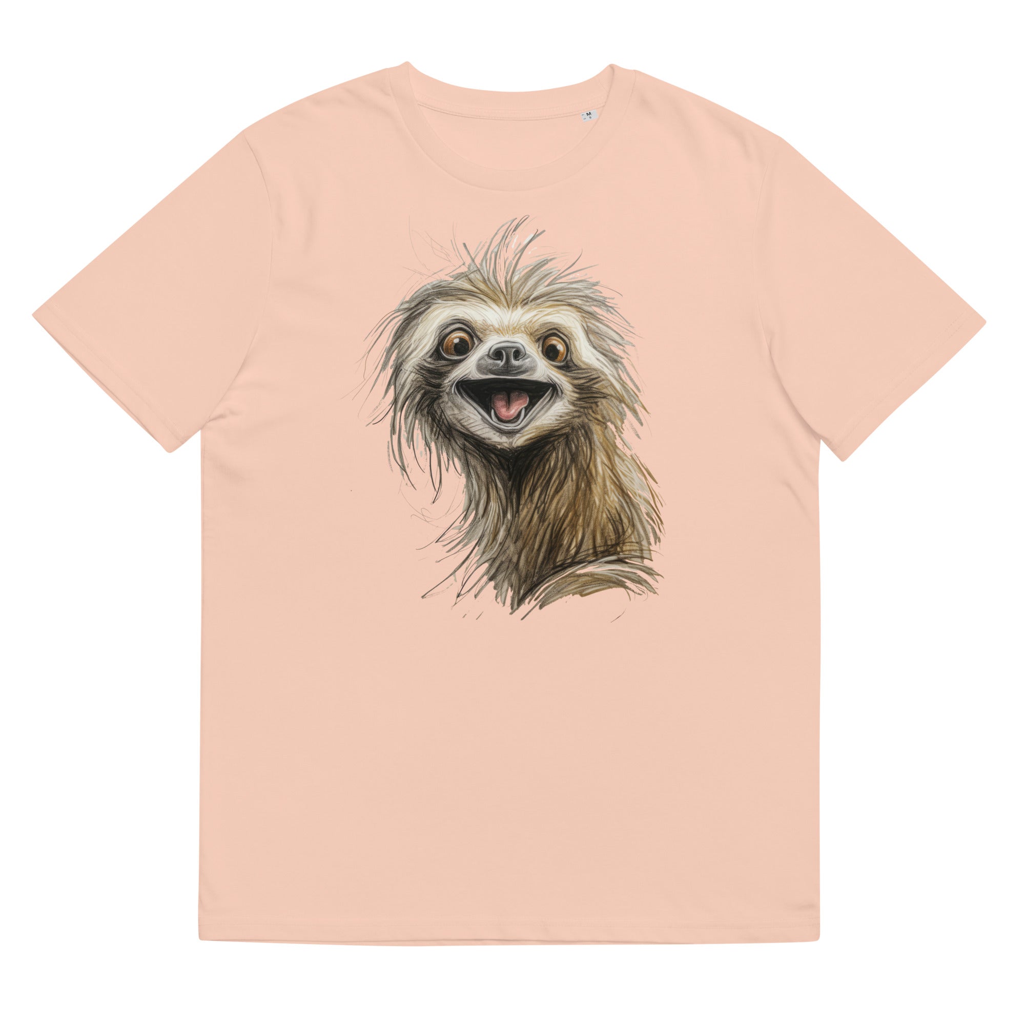 T-Shirt - Frontprint - Sloth Scribble