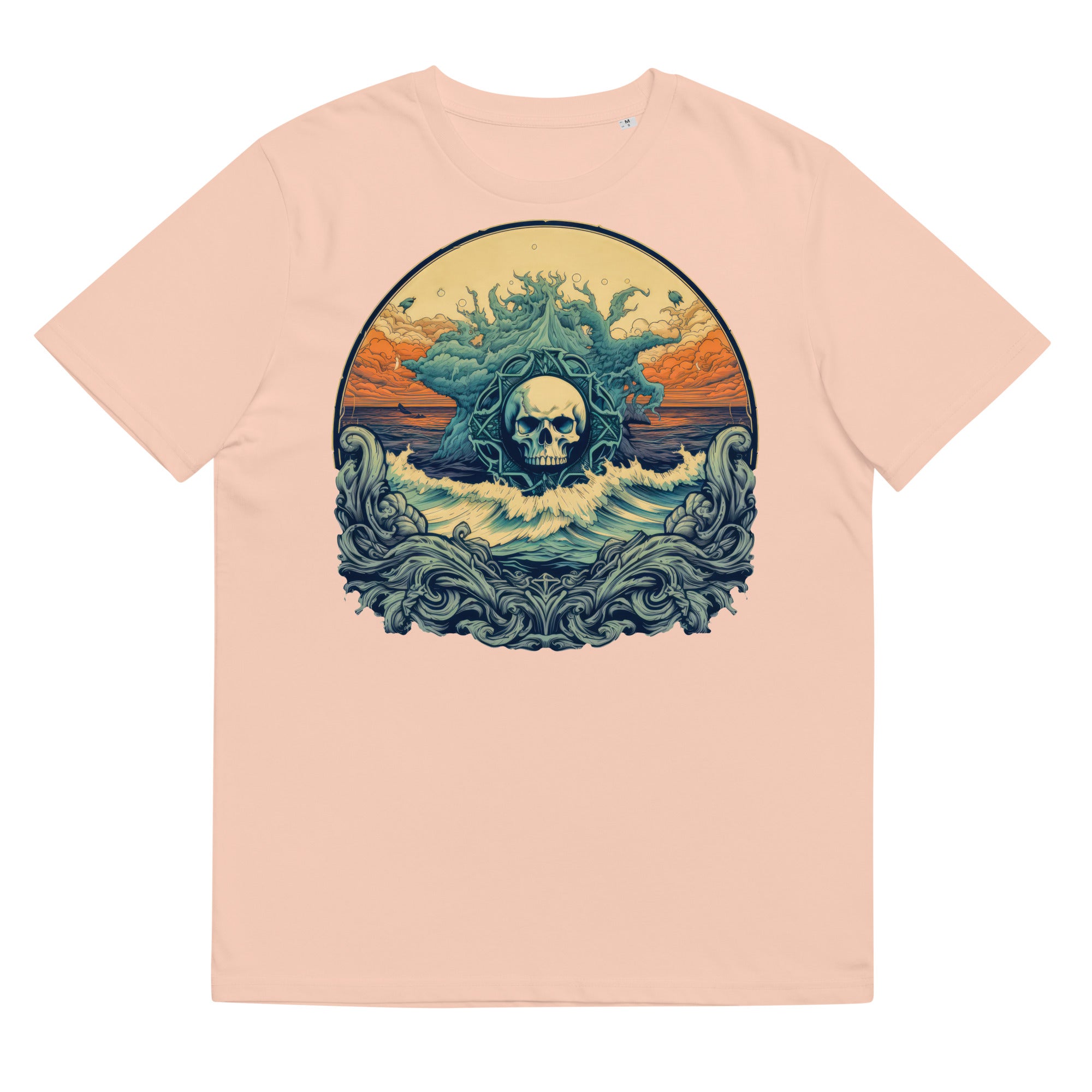 T-shirt - front print - Ocean Skull Emblem