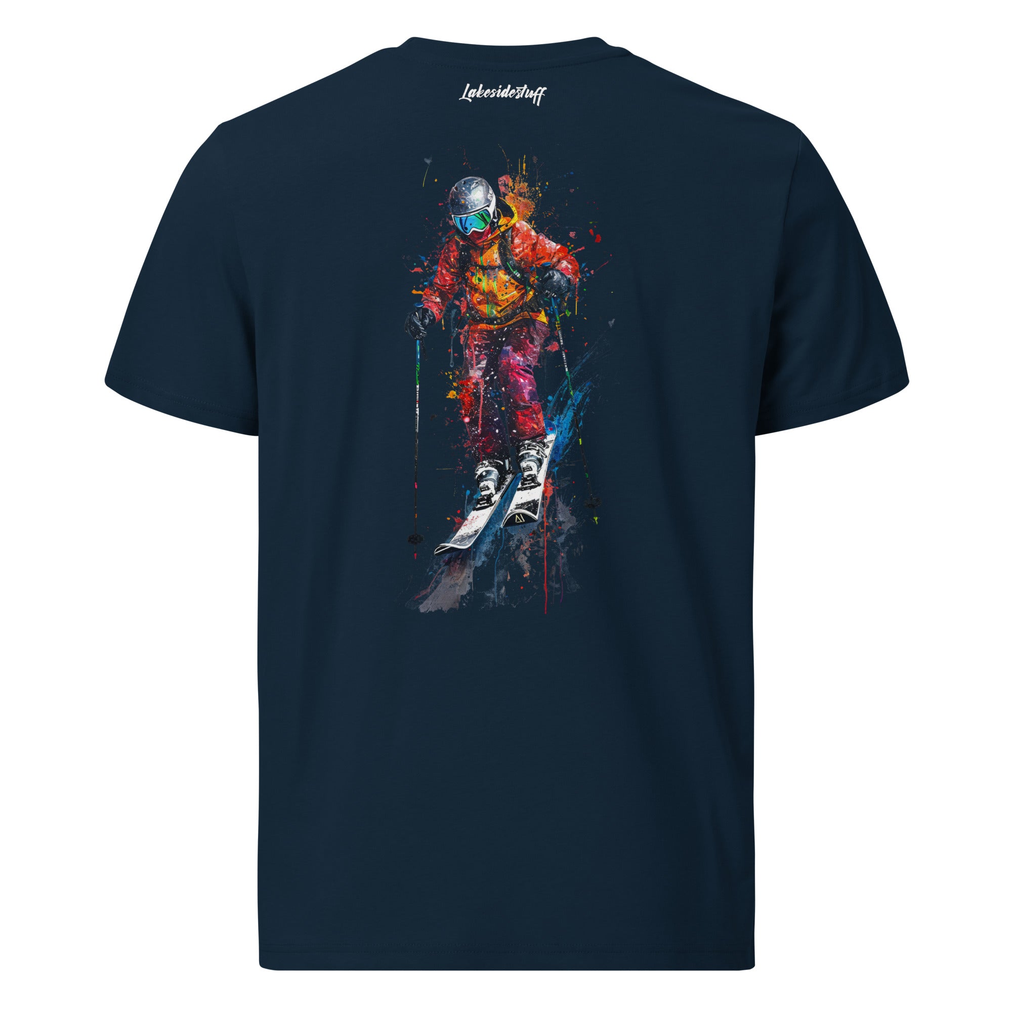 T-Shirt - Backprint - Skier