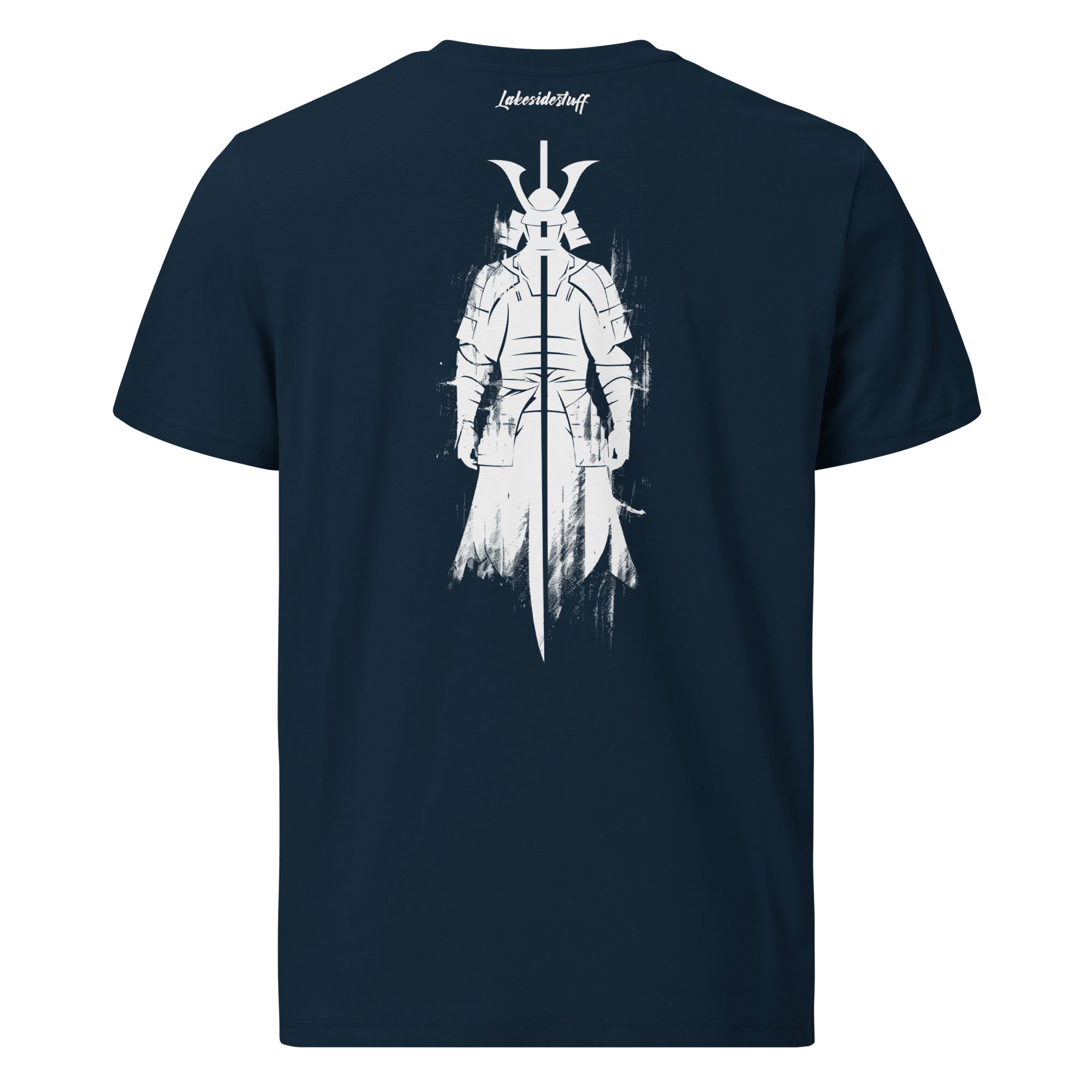 T-Shirt - Backprint - White Samurai