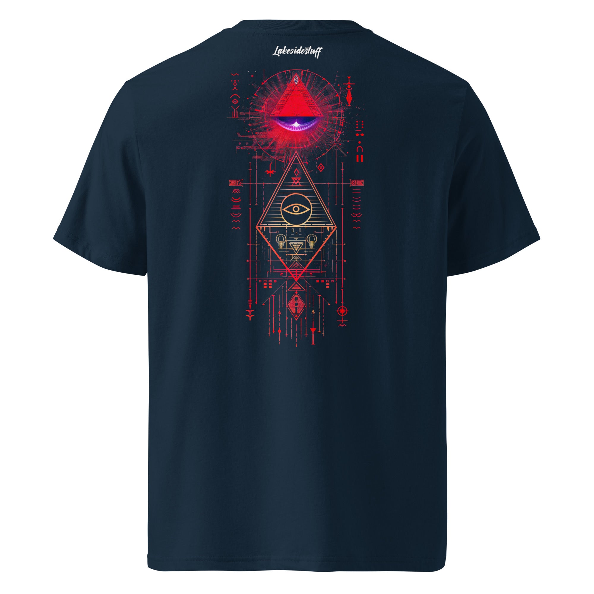 T-Shirt - Backprint - Purple Symbols