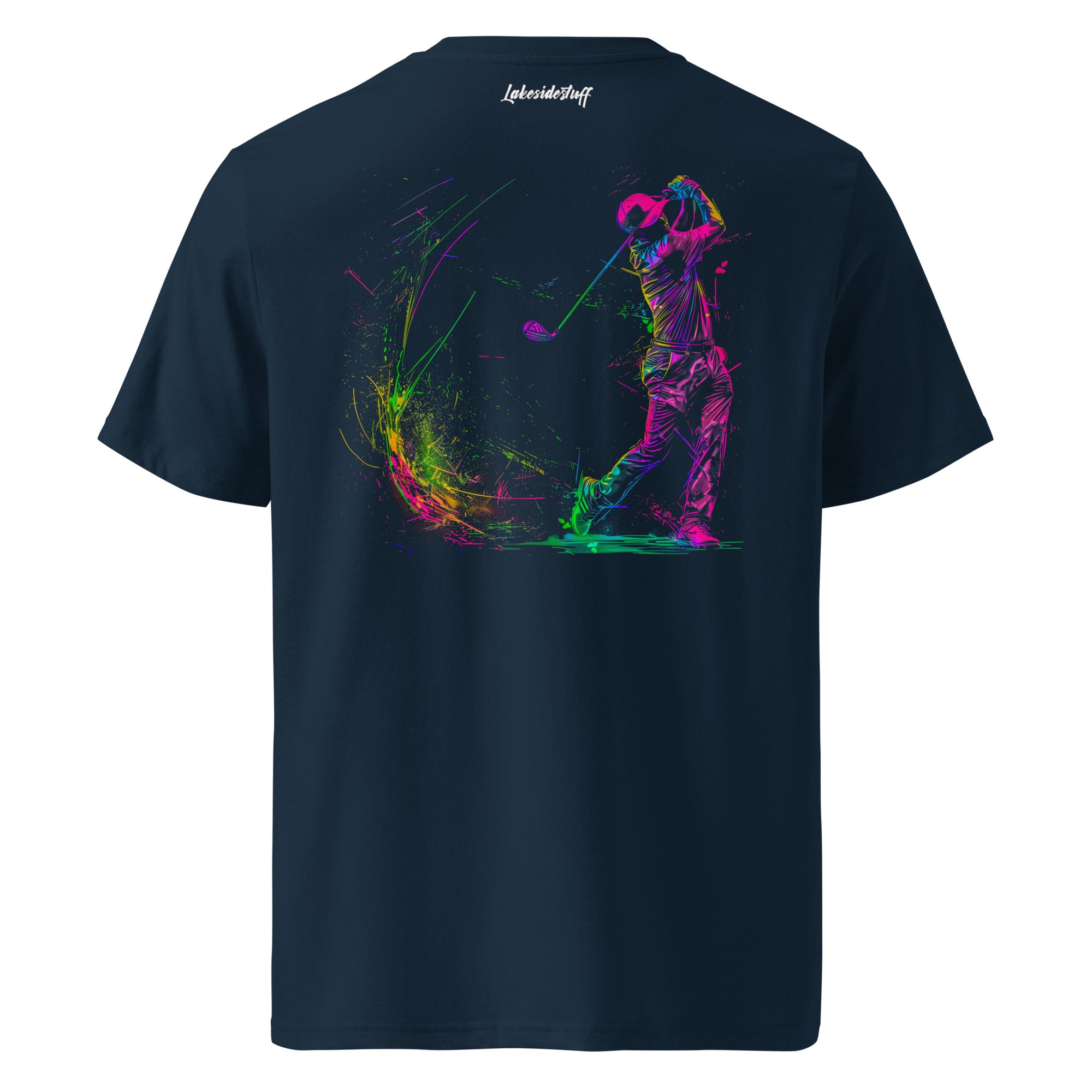 T-Shirt - Backprint - Colorful Golf
