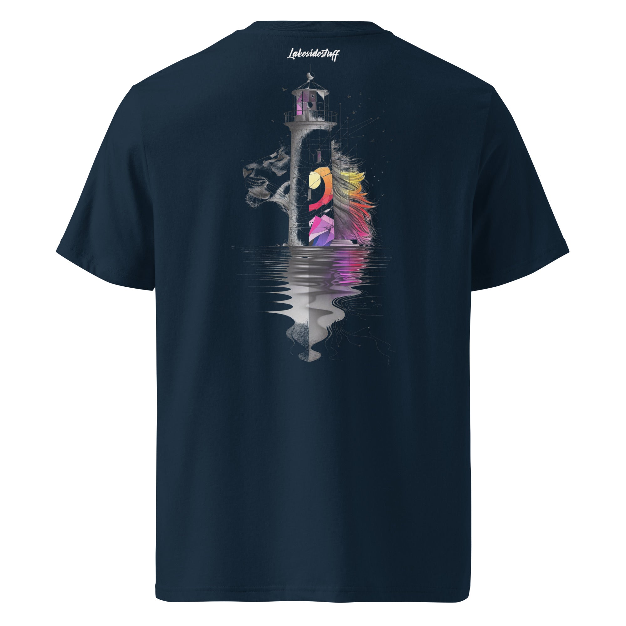 T-Shirt - Backprint - Lighthouse and Lion