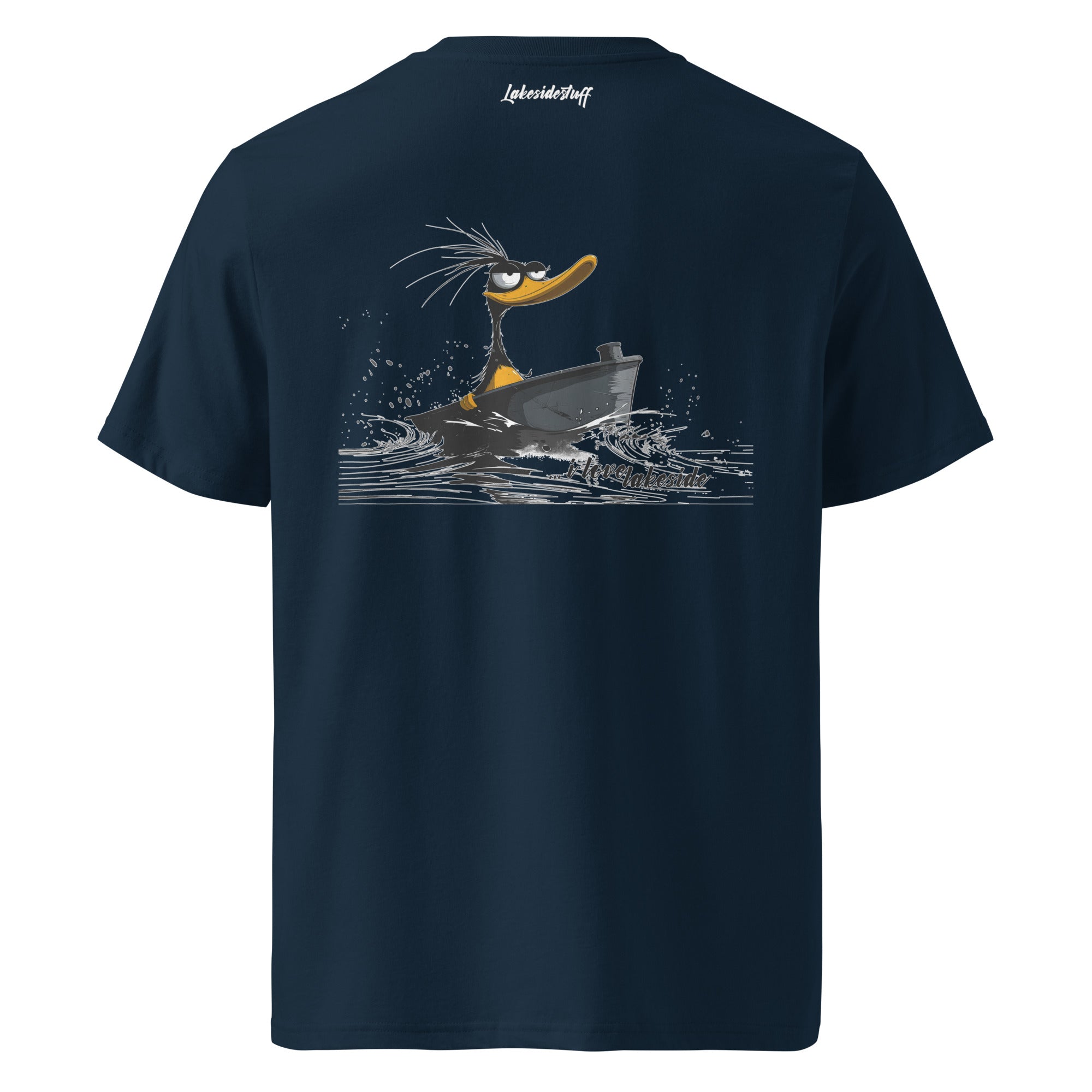 T-Shirt - Backprint - Duck in boat