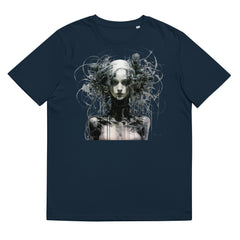 T-shirt - front print - cyberpunk woman