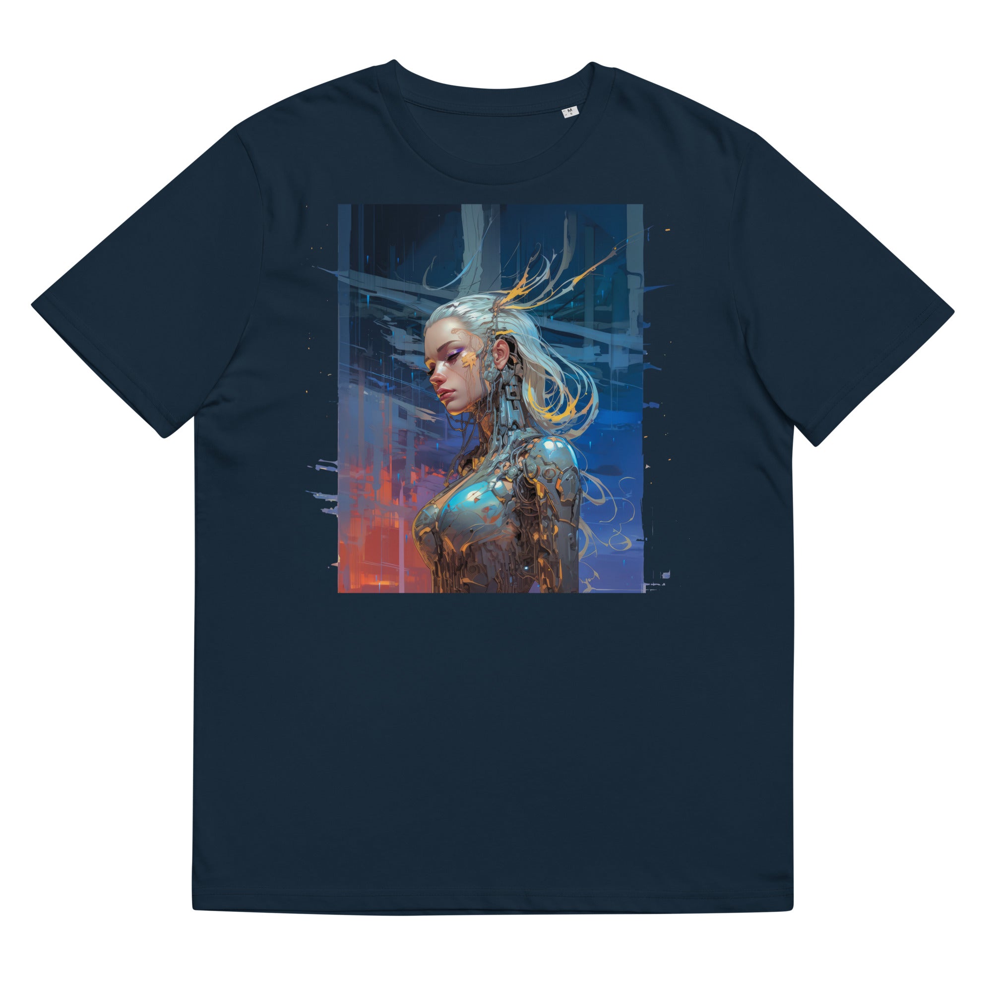 T-Shirt - Frontprint - Cyberpunk Lady