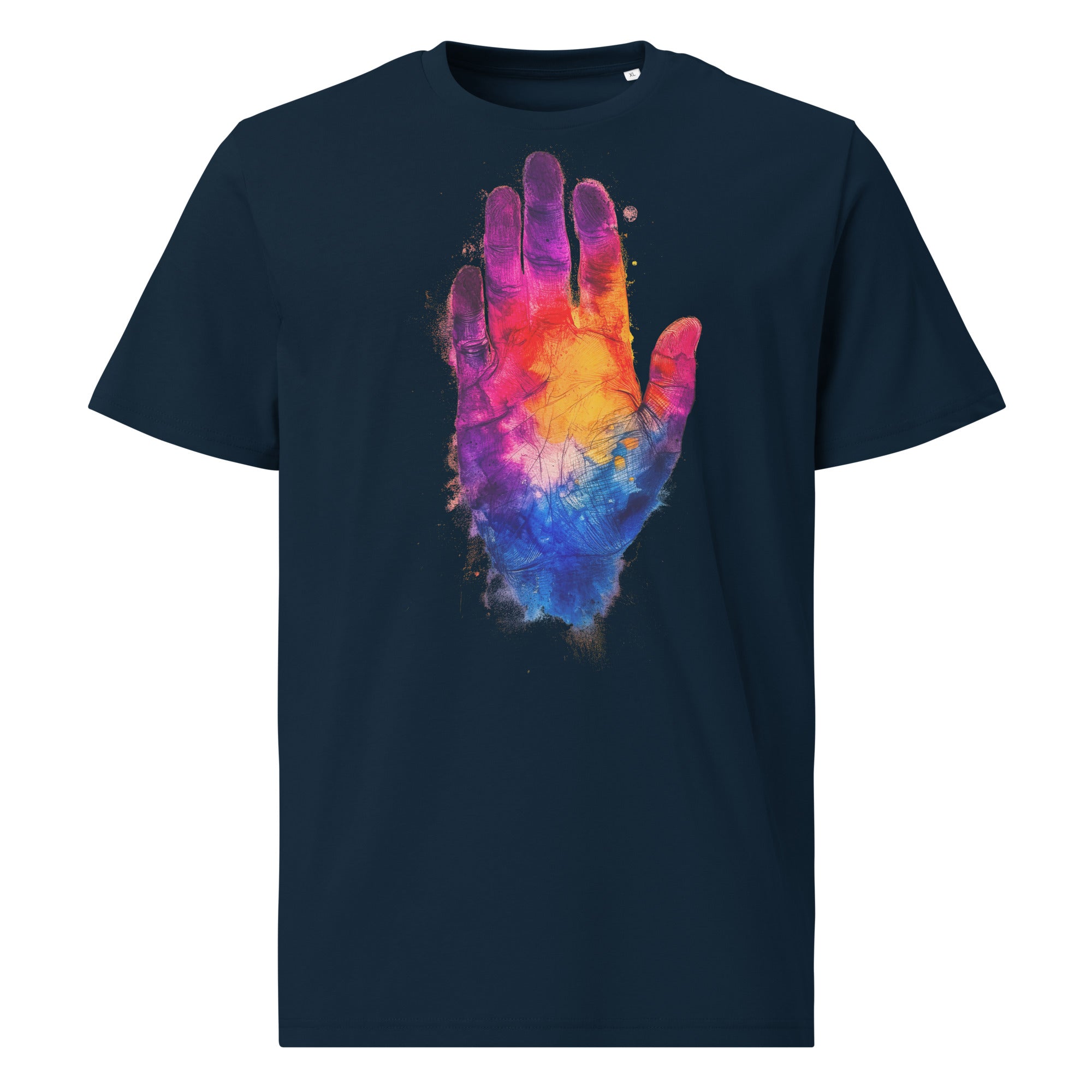 T-Shirt - Frontprint - Bunte Hand