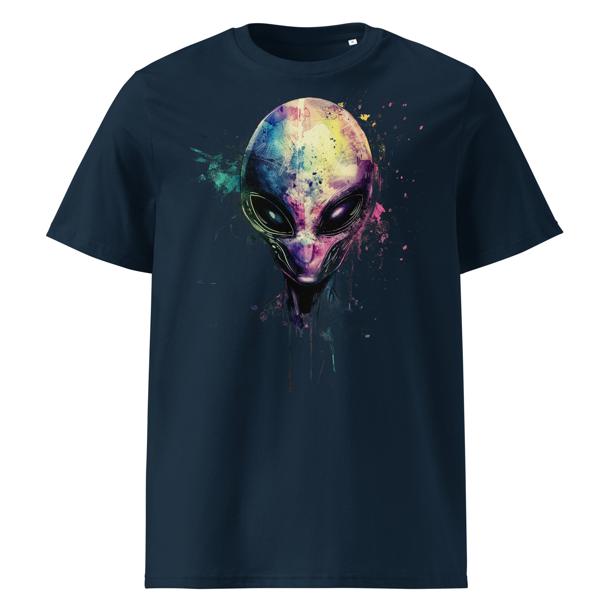 T-Shirt - Frontprint - Alien Head Colors