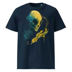 T-Shirt - Frontprint - Alien Head Yellow