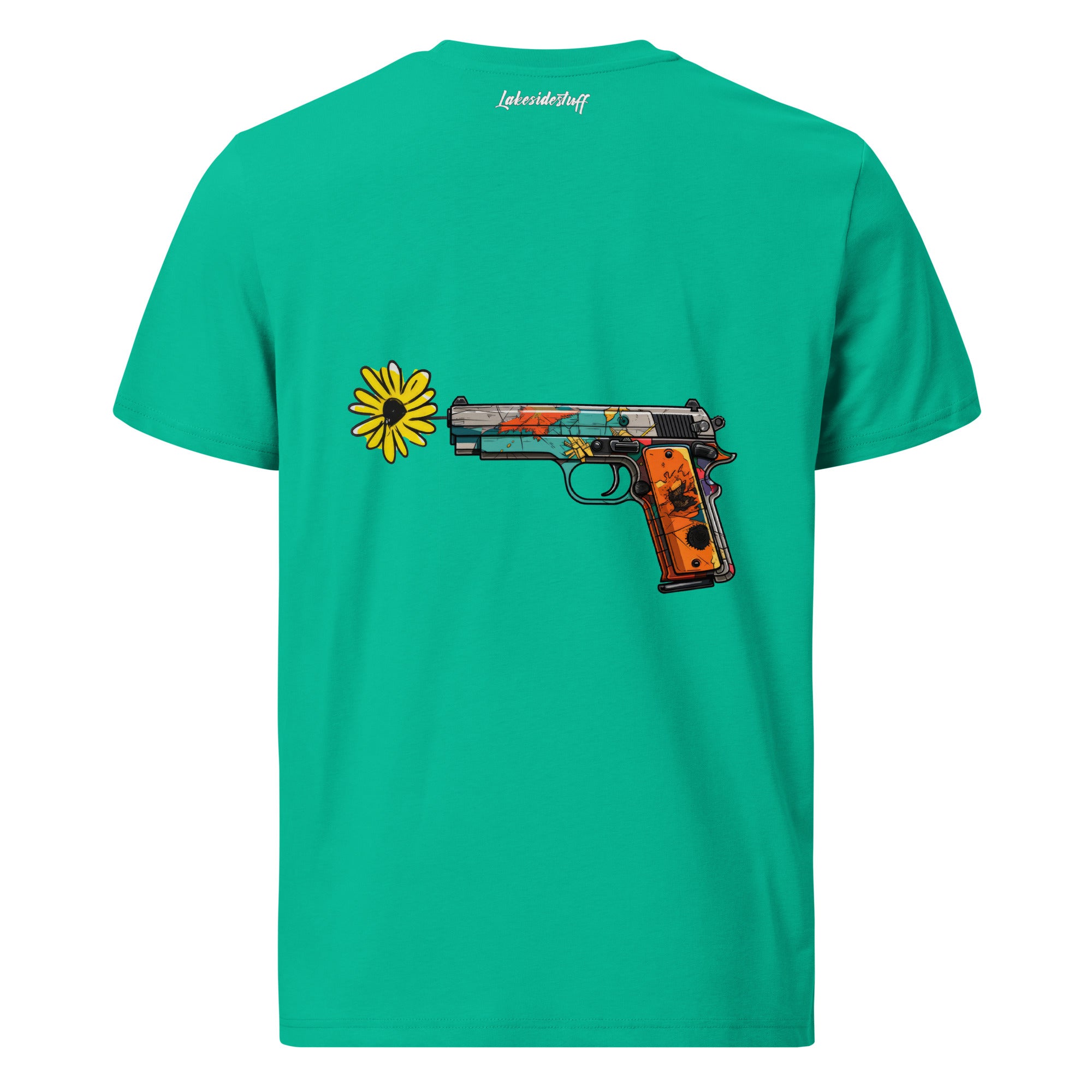 T-Shirt - Backprint - Flowergun