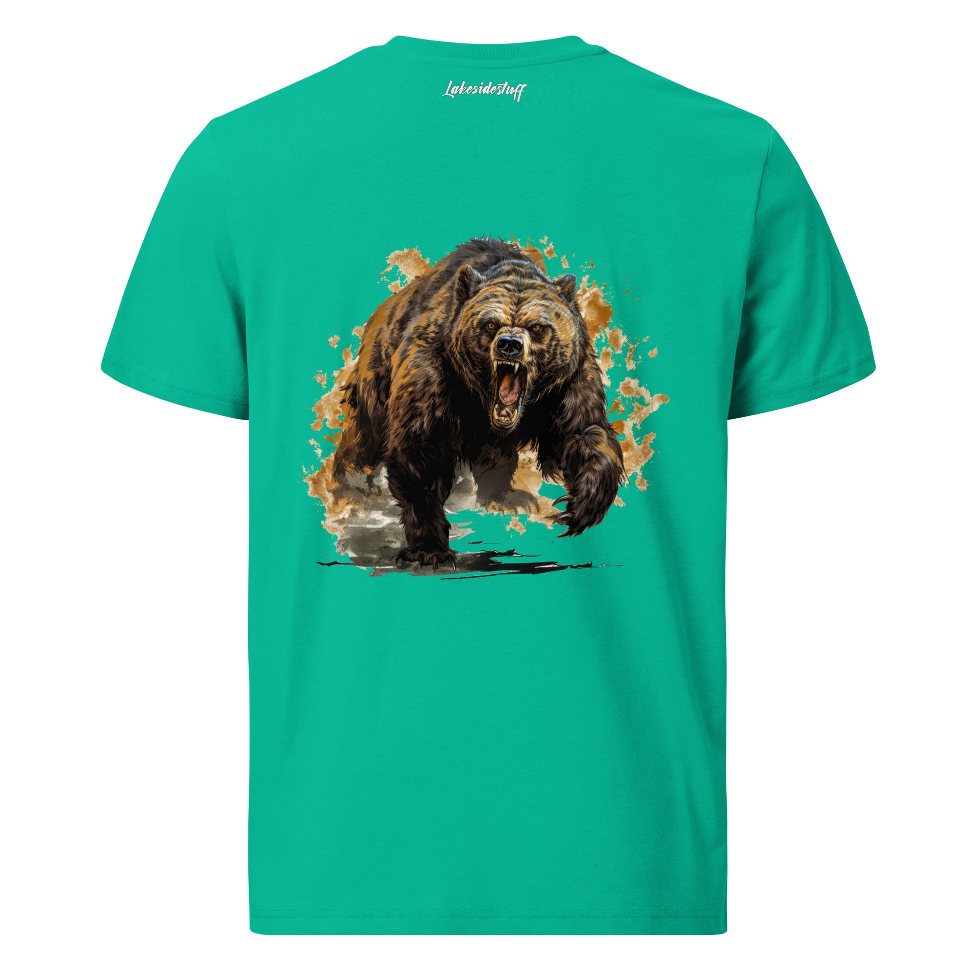 T-Shirt - Backprint - Angry bear