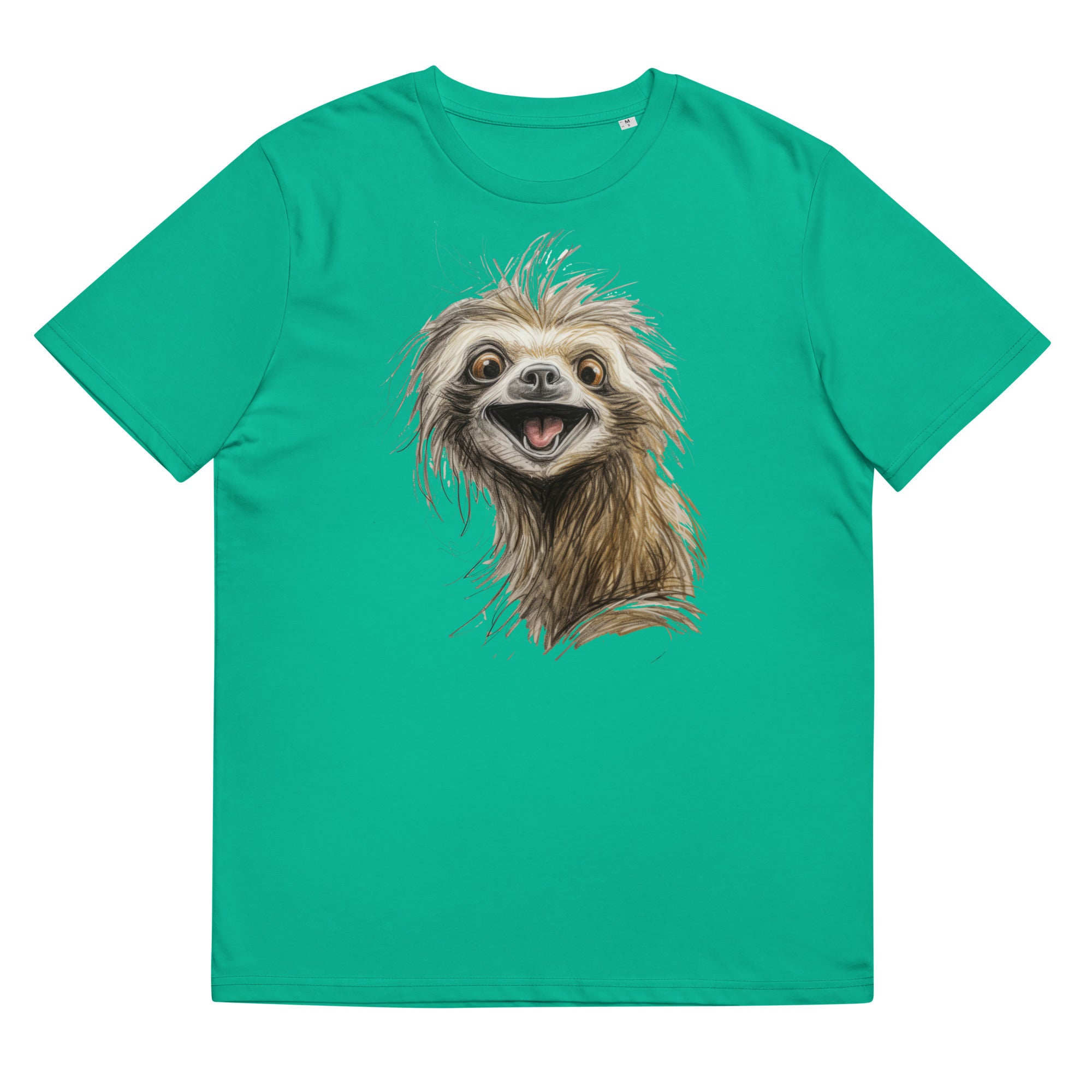 T-Shirt - Frontprint - Sloth Scribble