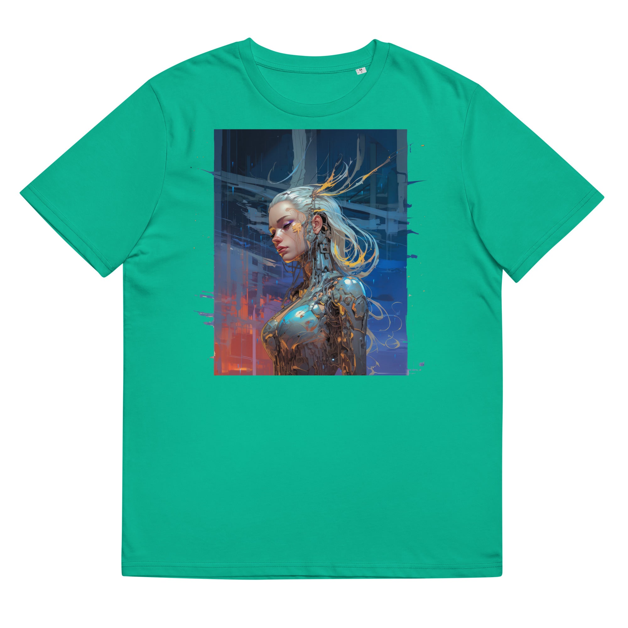 T-Shirt - Frontprint - Cyberpunk Lady