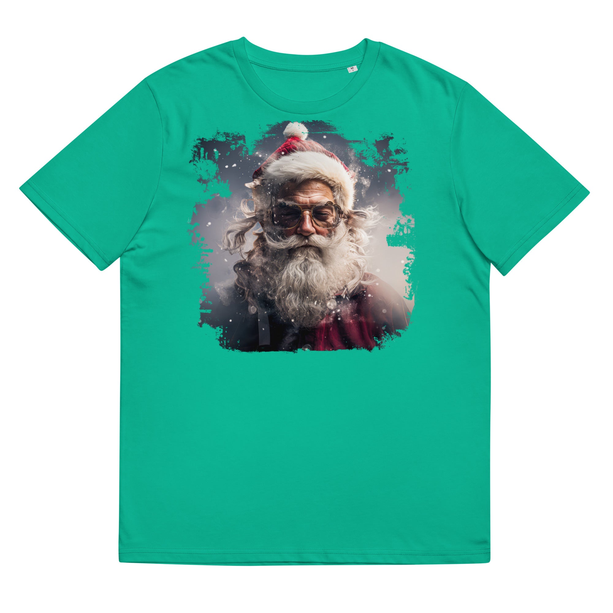 T-Shirt - Frontprint - Santa Clause stays cool