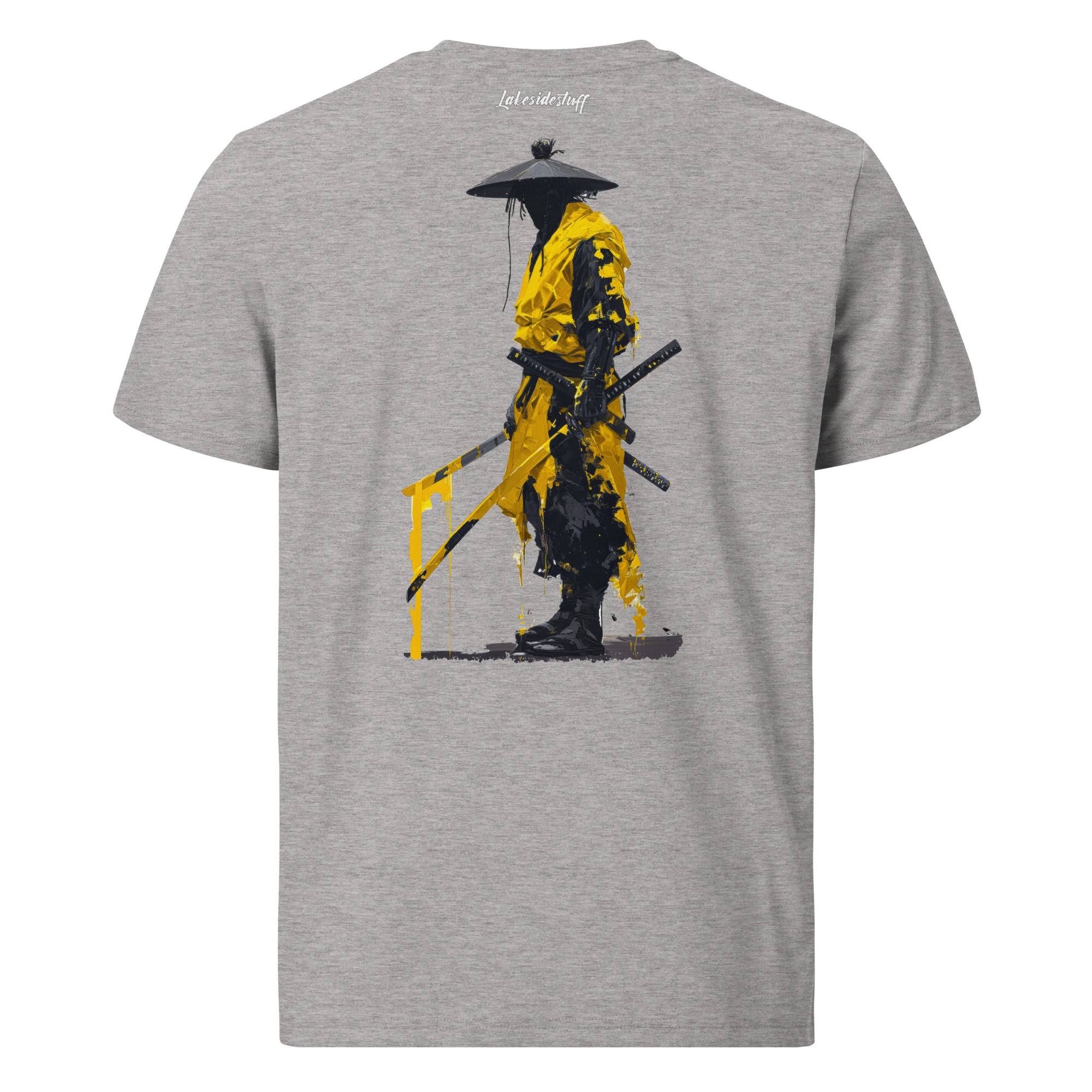 T-Shirt - Backprint - Yellow Samurai