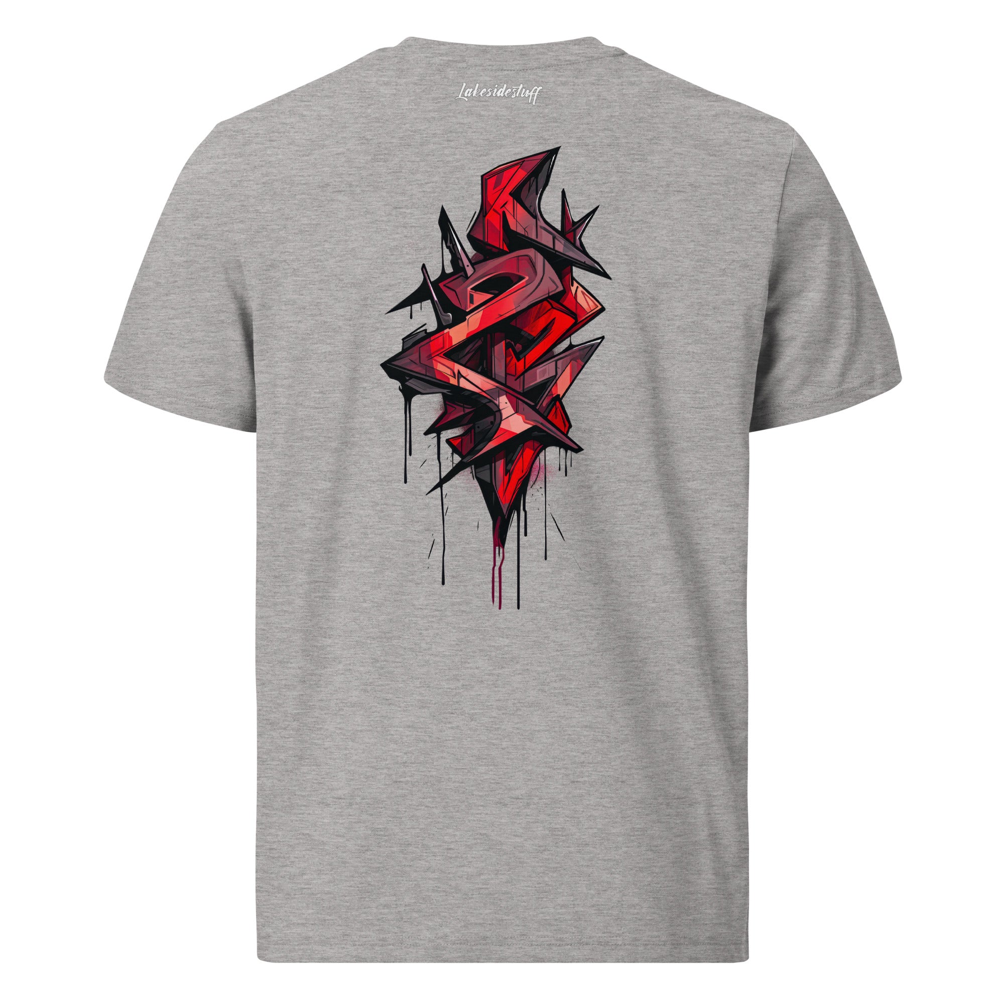 T-Shirt - Backprint - Graffiti red