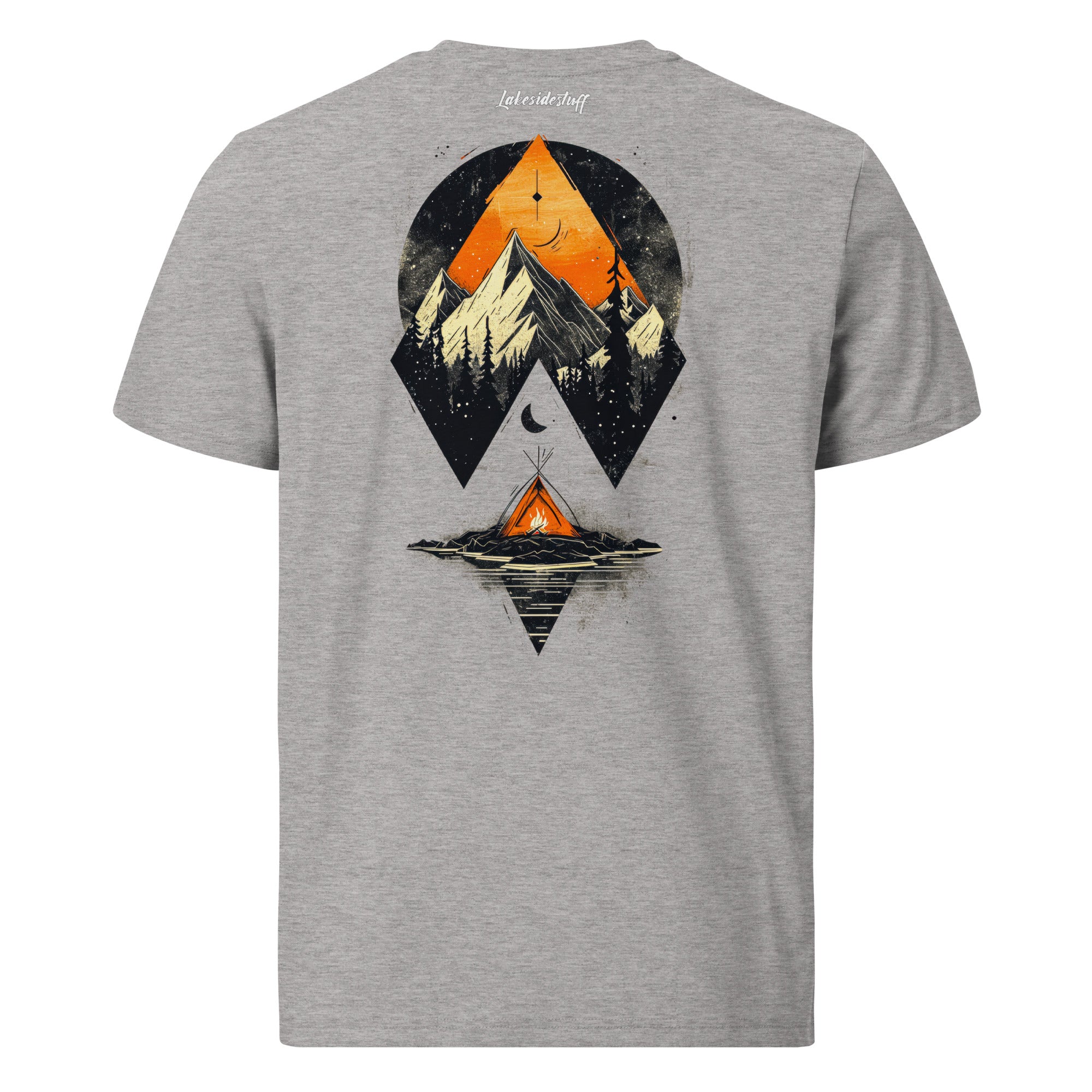 T-Shirt - Backprint - Camp under the moon