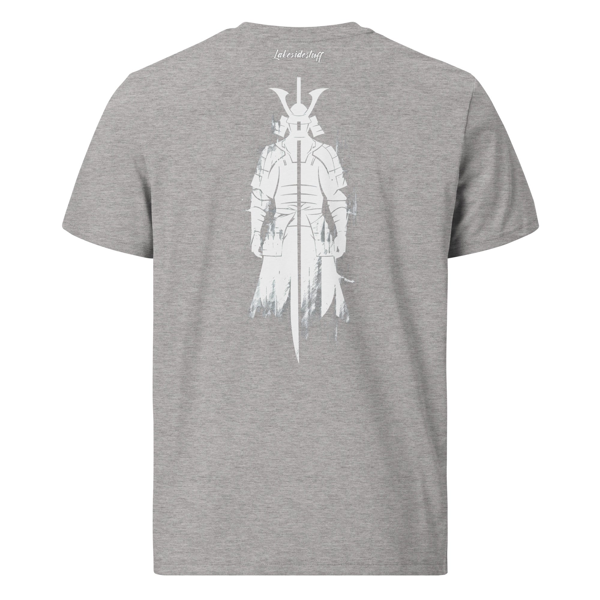 T-Shirt - Backprint - White Samurai