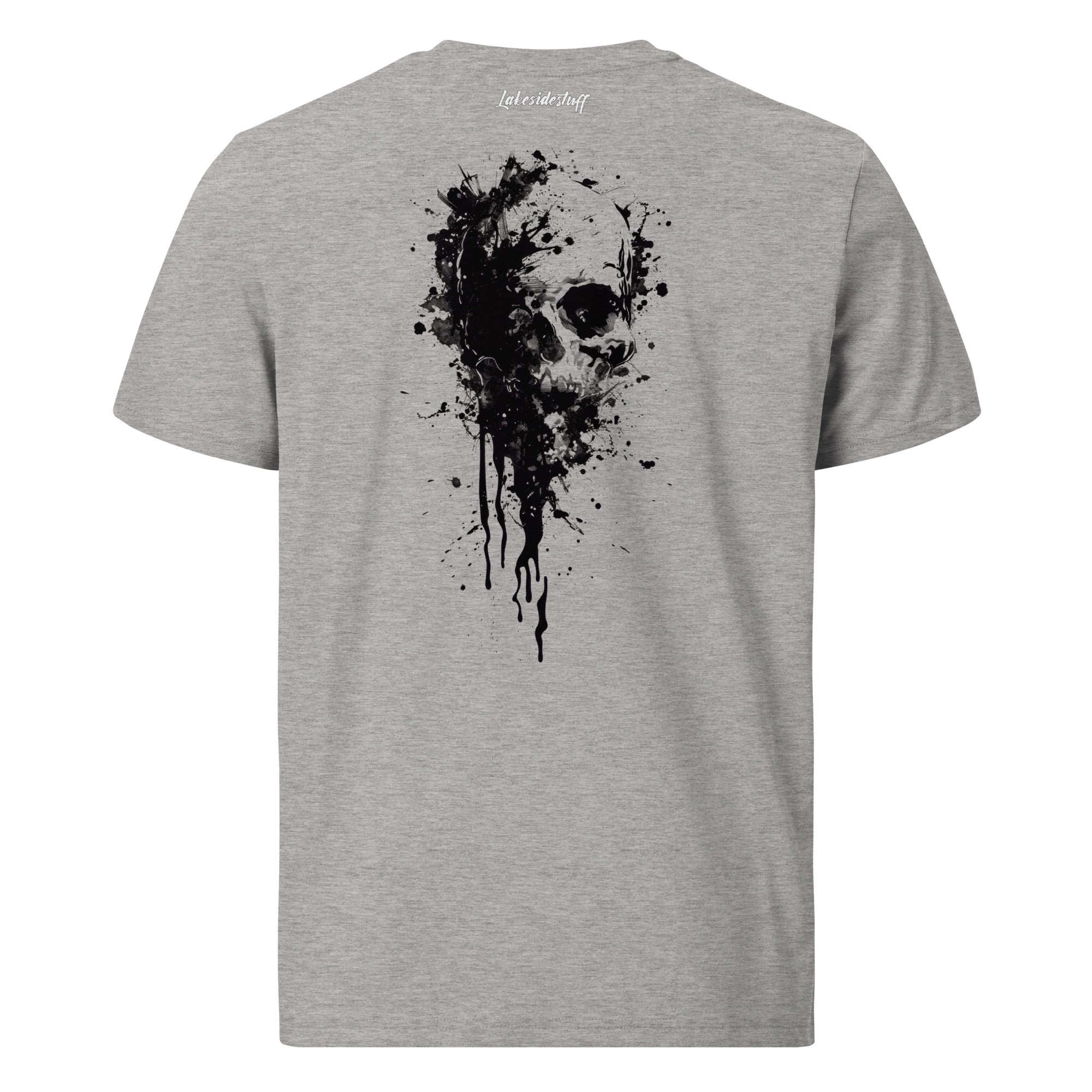 T-Shirt - Backprint - Skull BW