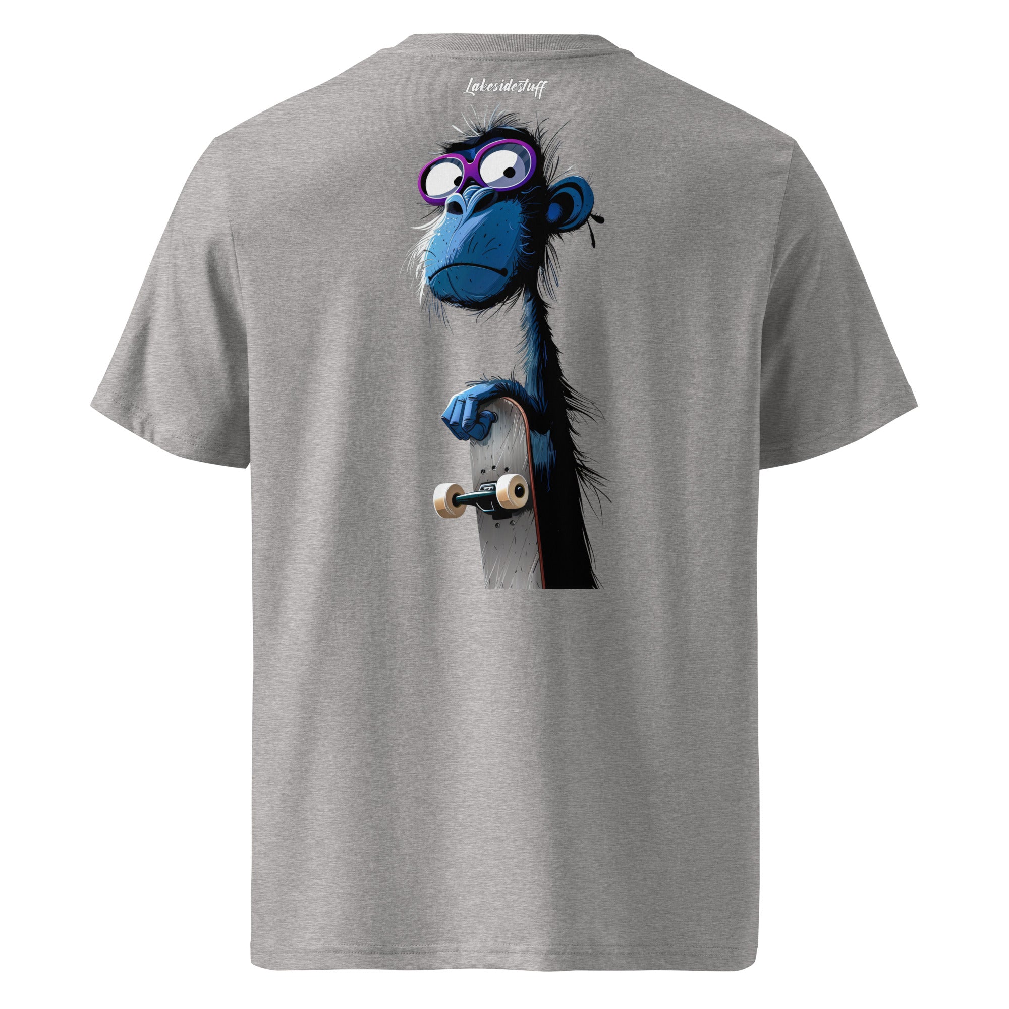 T-shirt - Backprint - Blue Monkey