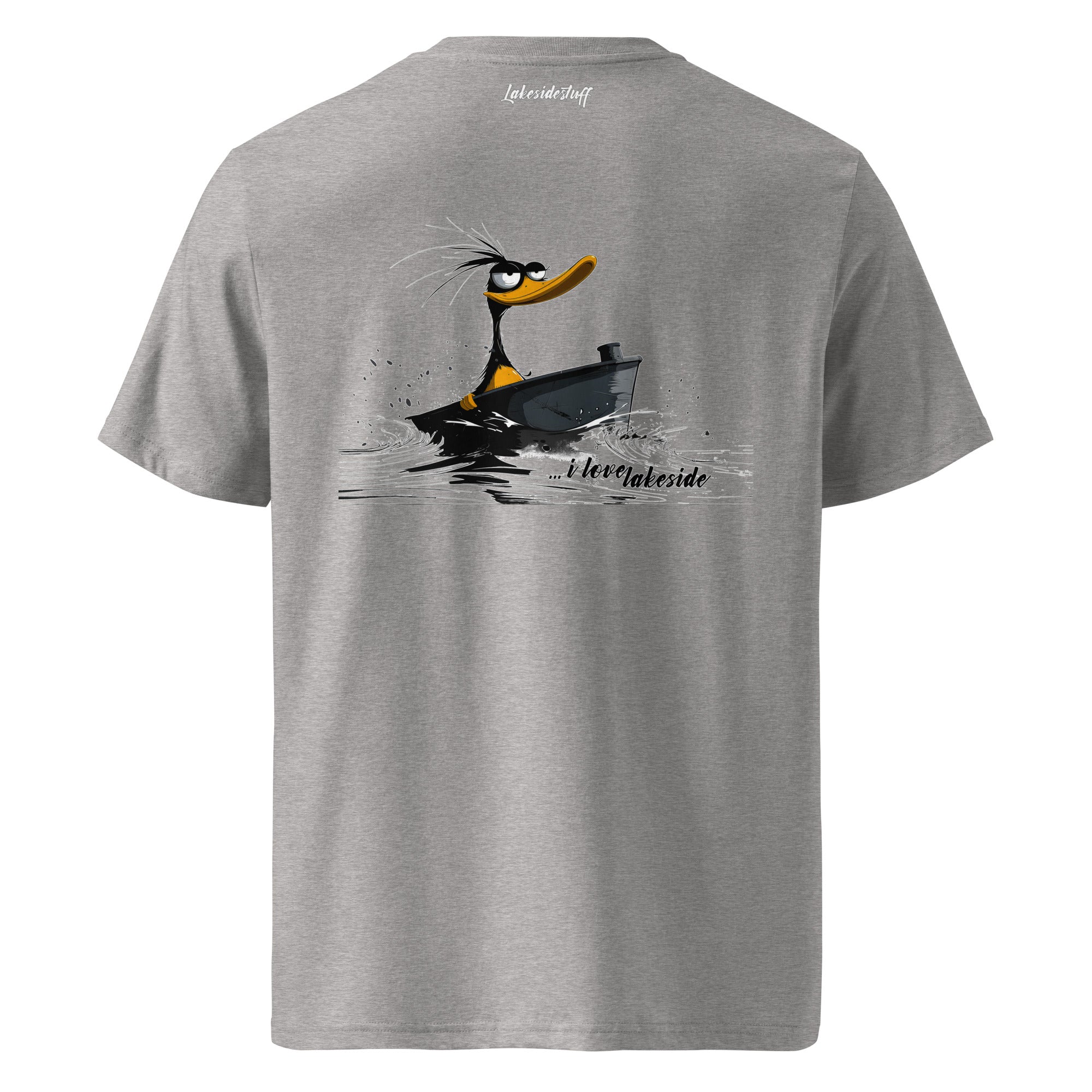 T-Shirt - Backprint - Duck in boat